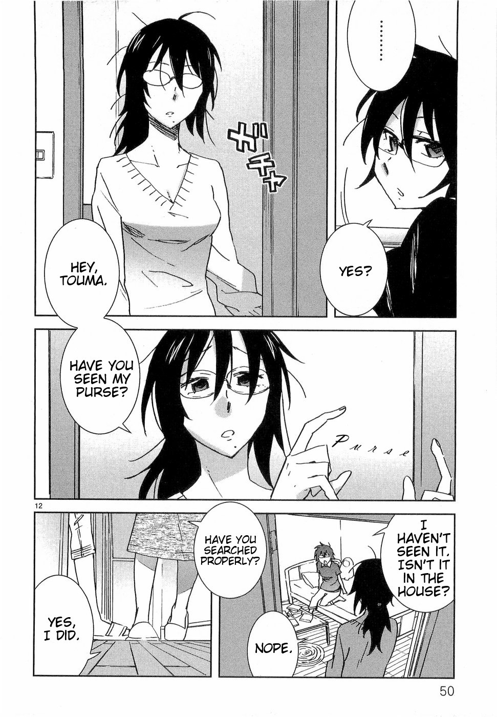 Hyakko Chapter 26 page 12 - Chapter 26: Touma (and the others) Holiday
