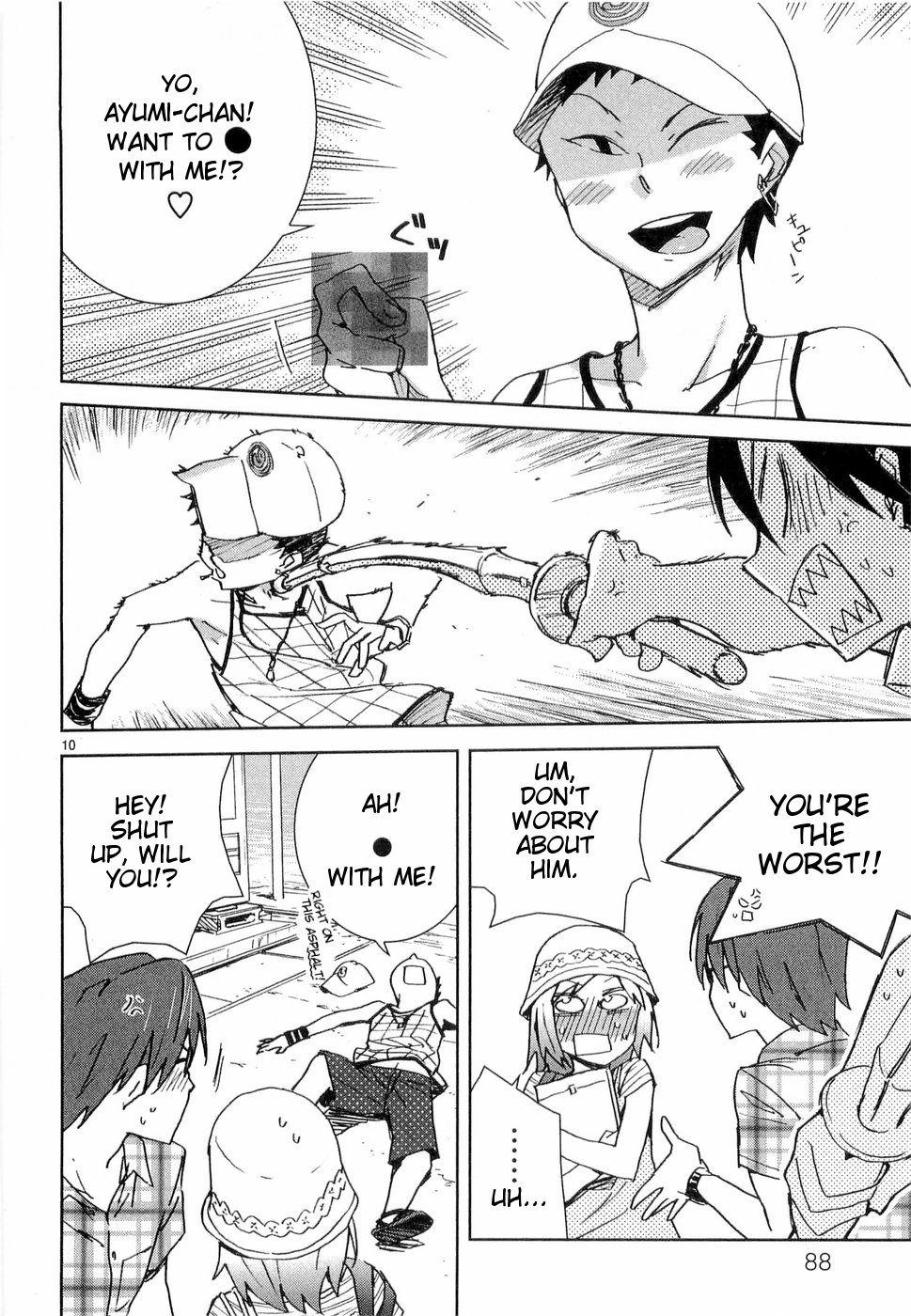 Hyakko Chapter 28 page 10 - Chapter 28: The One Standing is Yanagi, the One Sitting is Kitsune, the One Walk...