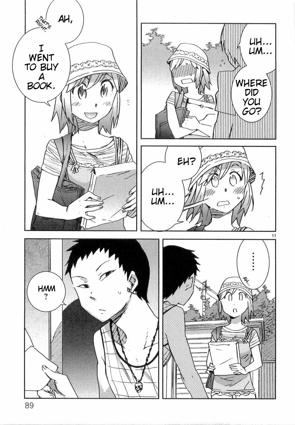 Hyakko Chapter 28 page 11 - Chapter 28: The One Standing is Yanagi, the One Sitting is Kitsune, the One Walk...