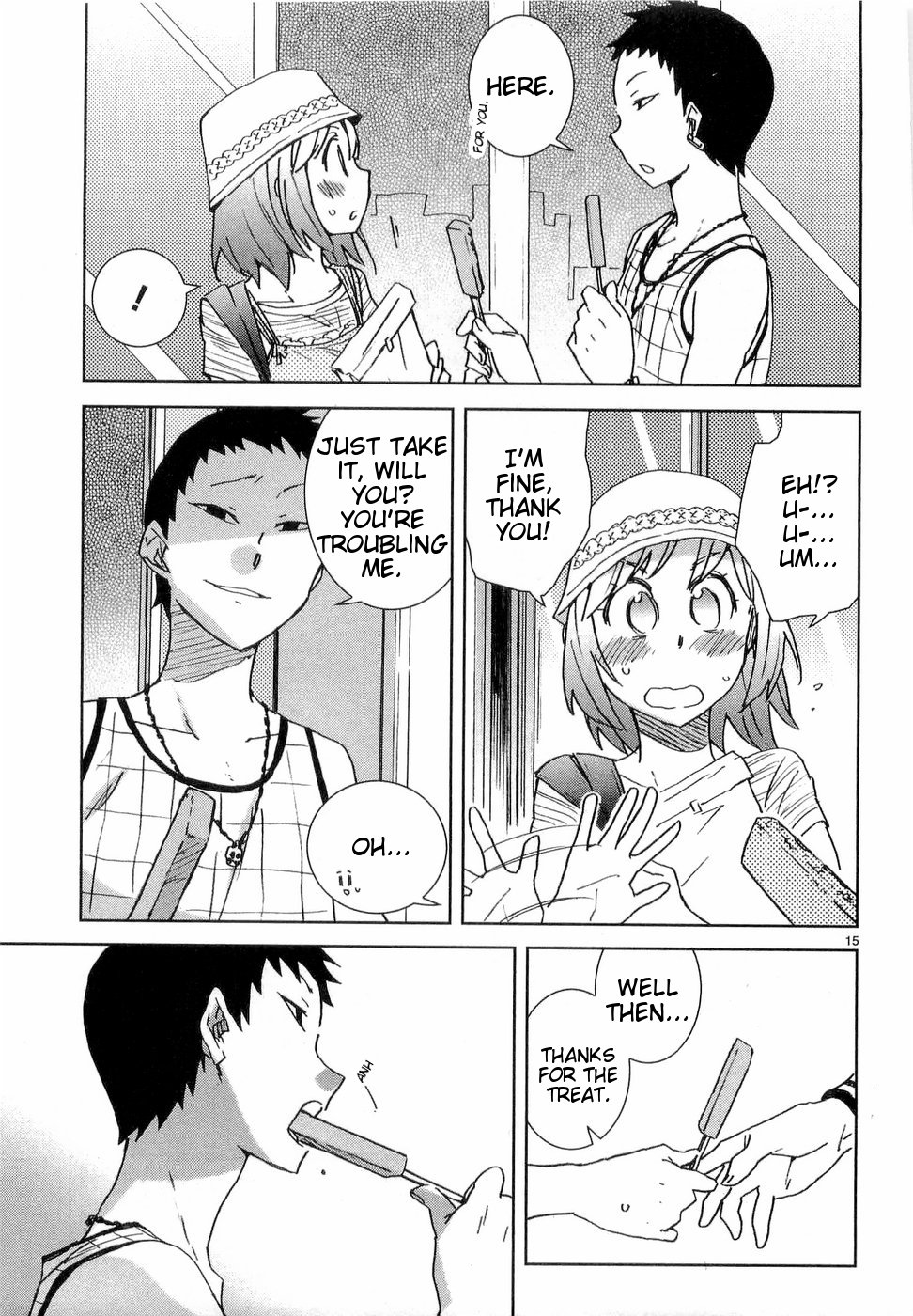 Hyakko Chapter 28 page 15 - Chapter 28: The One Standing is Yanagi, the One Sitting is Kitsune, the One Walk...