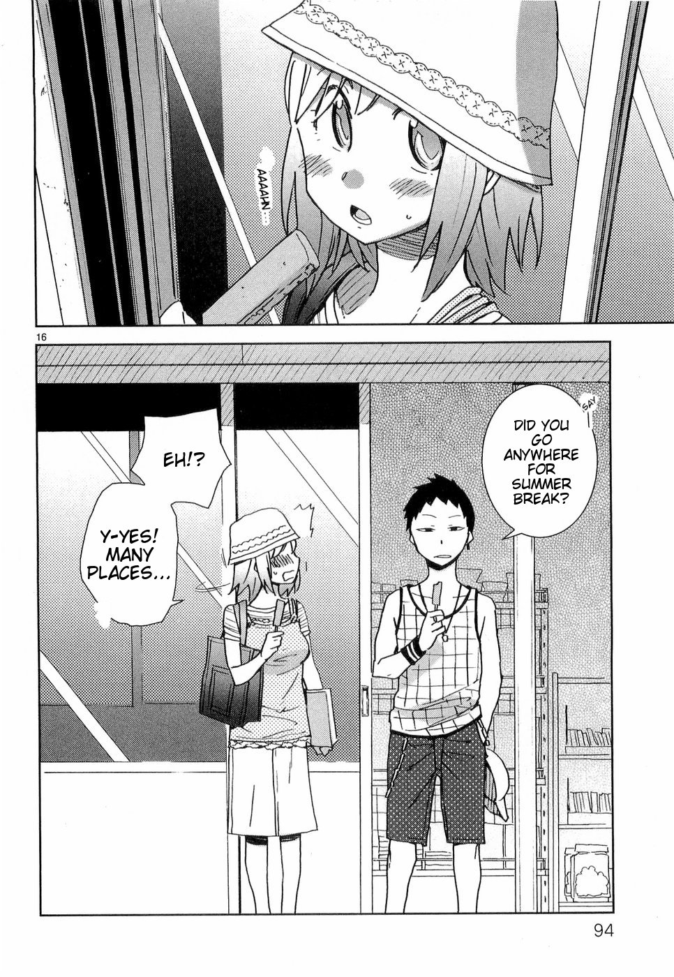 Hyakko Chapter 28 page 16 - Chapter 28: The One Standing is Yanagi, the One Sitting is Kitsune, the One Walk...