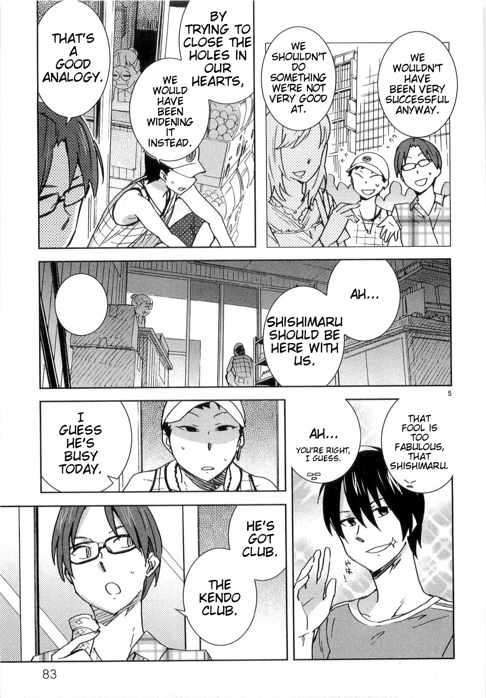 Hyakko Chapter 28 page 5 - Chapter 28: The One Standing is Yanagi, the One Sitting is Kitsune, the One Walk...