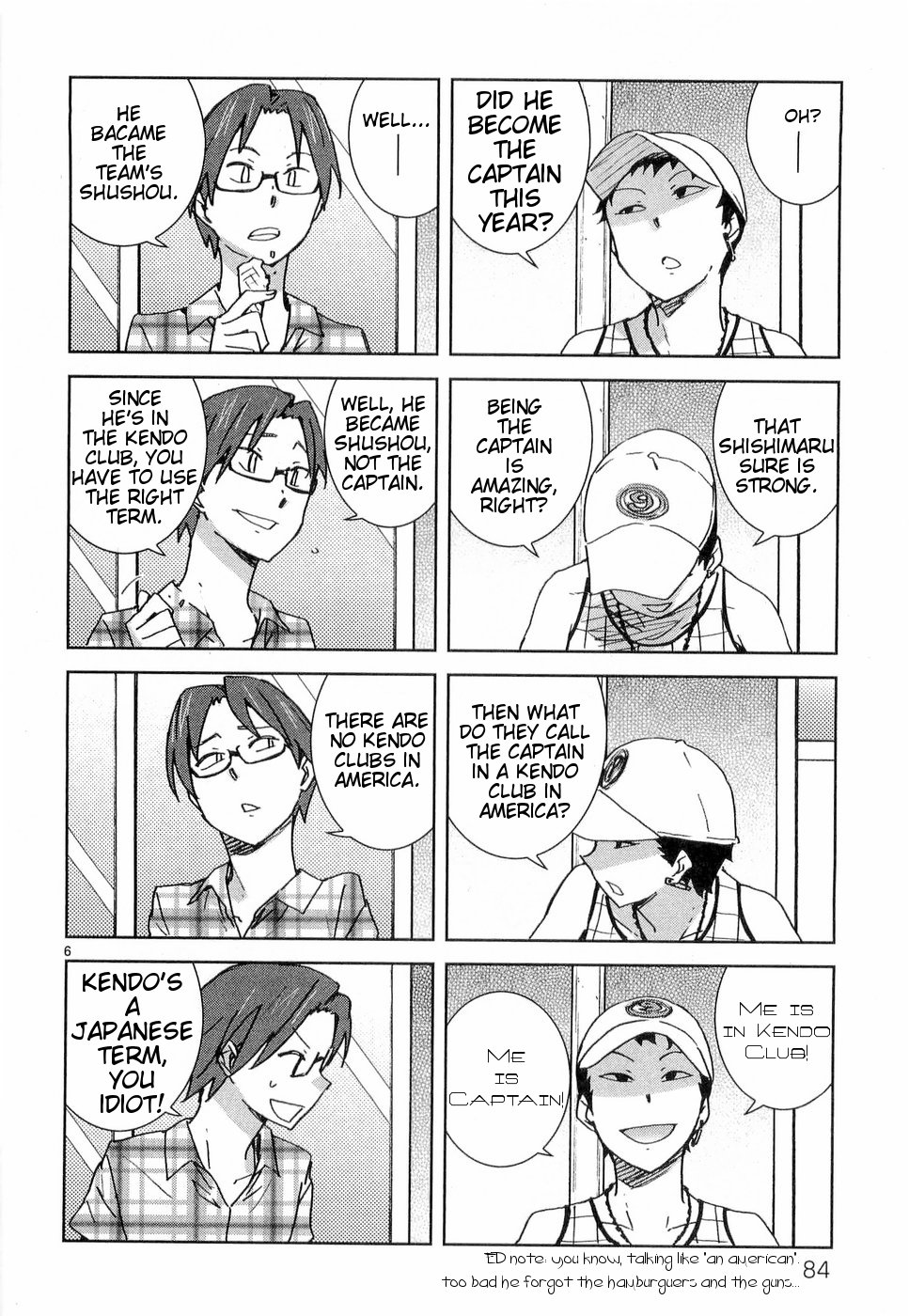 Hyakko Chapter 28 page 6 - Chapter 28: The One Standing is Yanagi, the One Sitting is Kitsune, the One Walk...