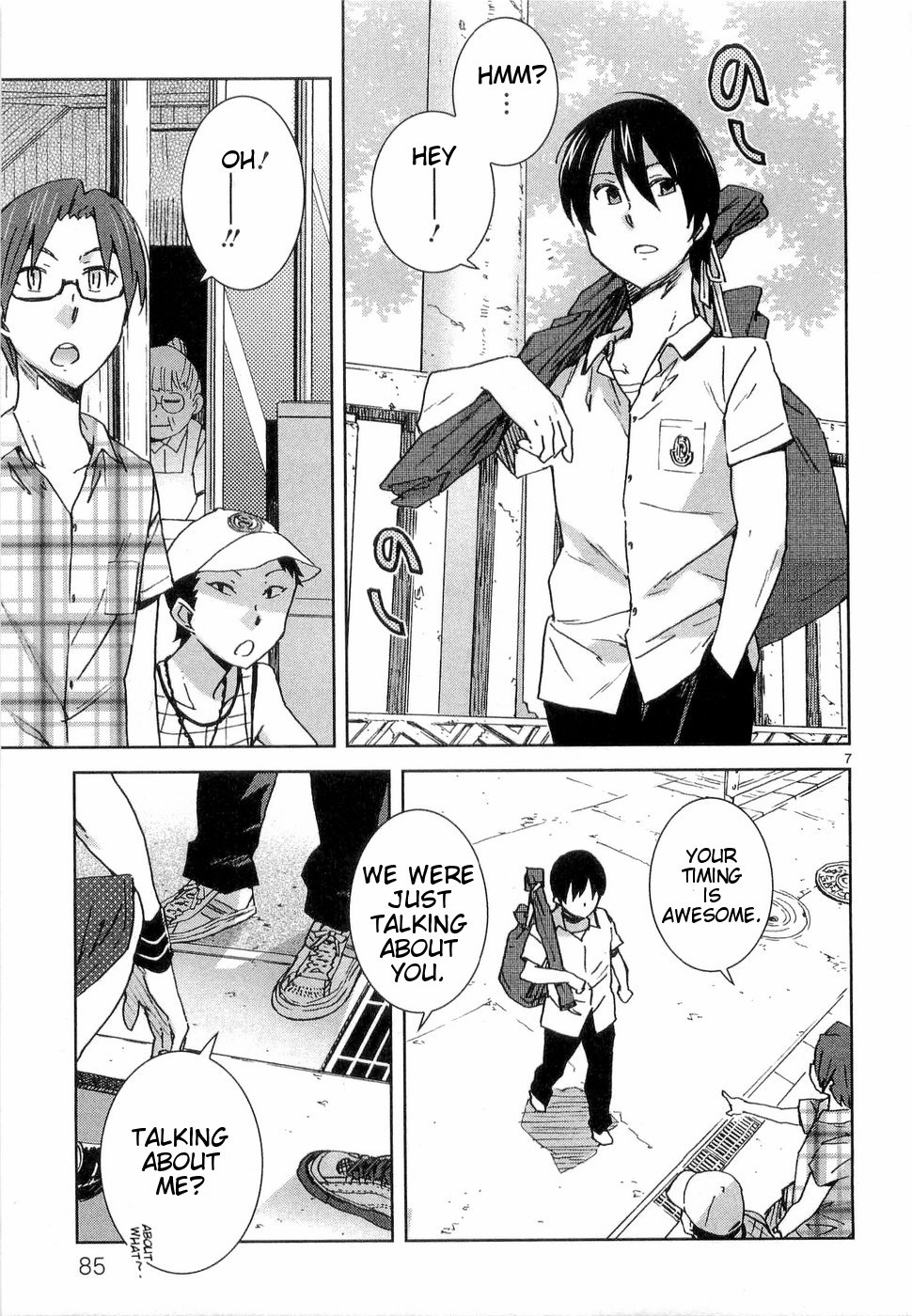 Hyakko Chapter 28 page 7 - Chapter 28: The One Standing is Yanagi, the One Sitting is Kitsune, the One Walk...