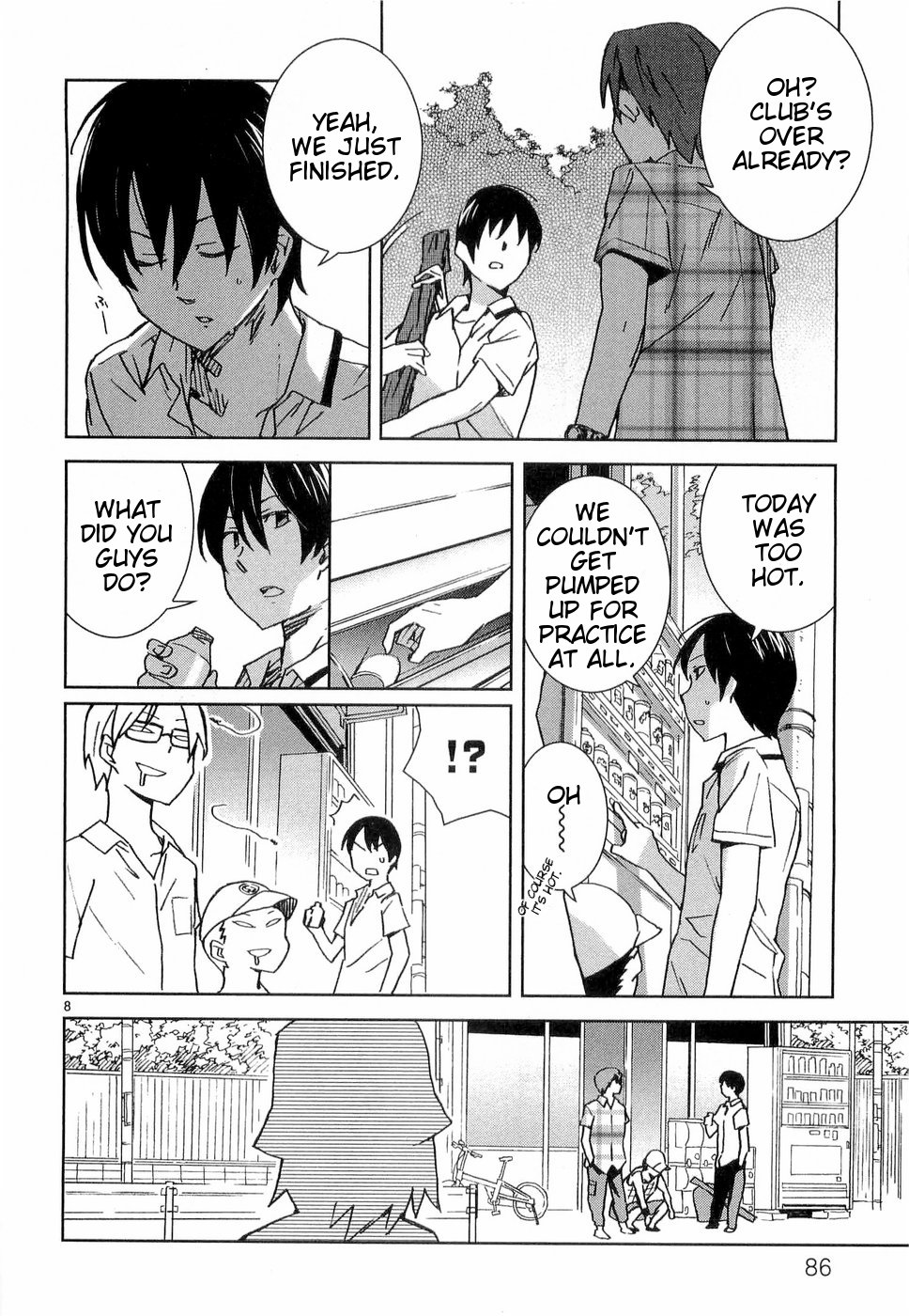 Hyakko Chapter 28 page 8 - Chapter 28: The One Standing is Yanagi, the One Sitting is Kitsune, the One Walk...