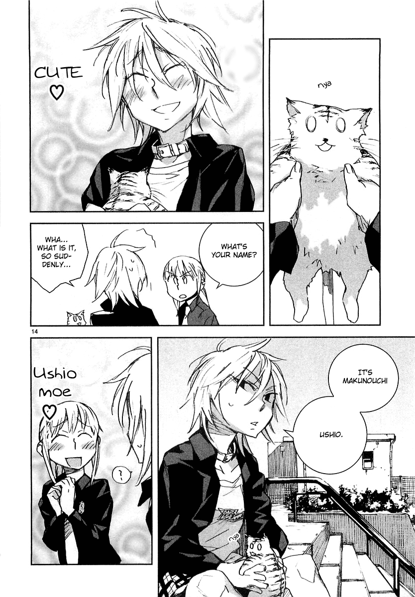 Hyakko Chapter 5 page 14 - Chapter 5: A Human Knows Another´s Heart Through Time, The Tiger Knows Anothe...