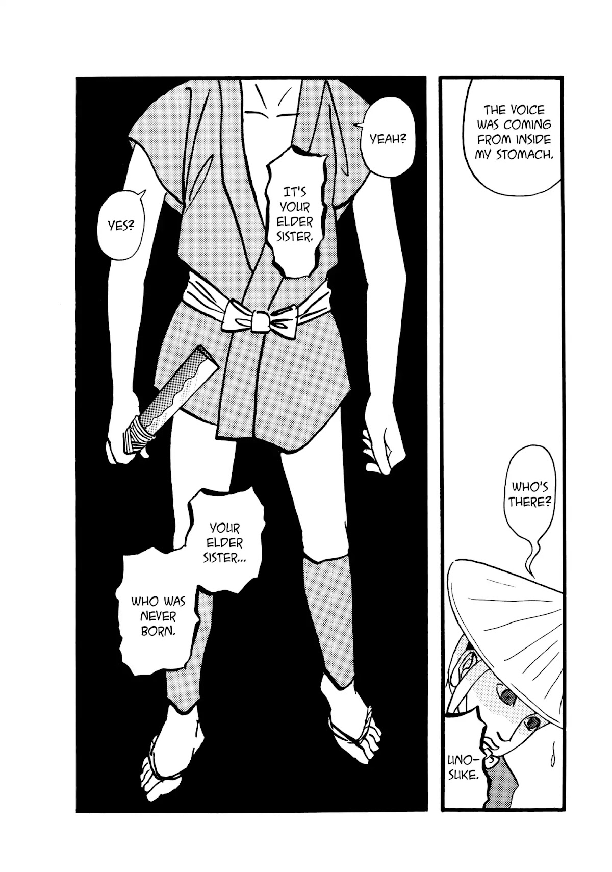 Hyaku Monogatari Chapter 60 page 6 - Chapter 60: The Voice in the Stomach
