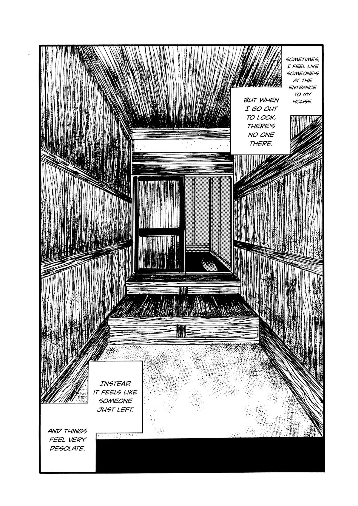 Hyaku Monogatari Chapter 74.75 page 2 - Chapter 74-75: Two Tales of Visiting Presences