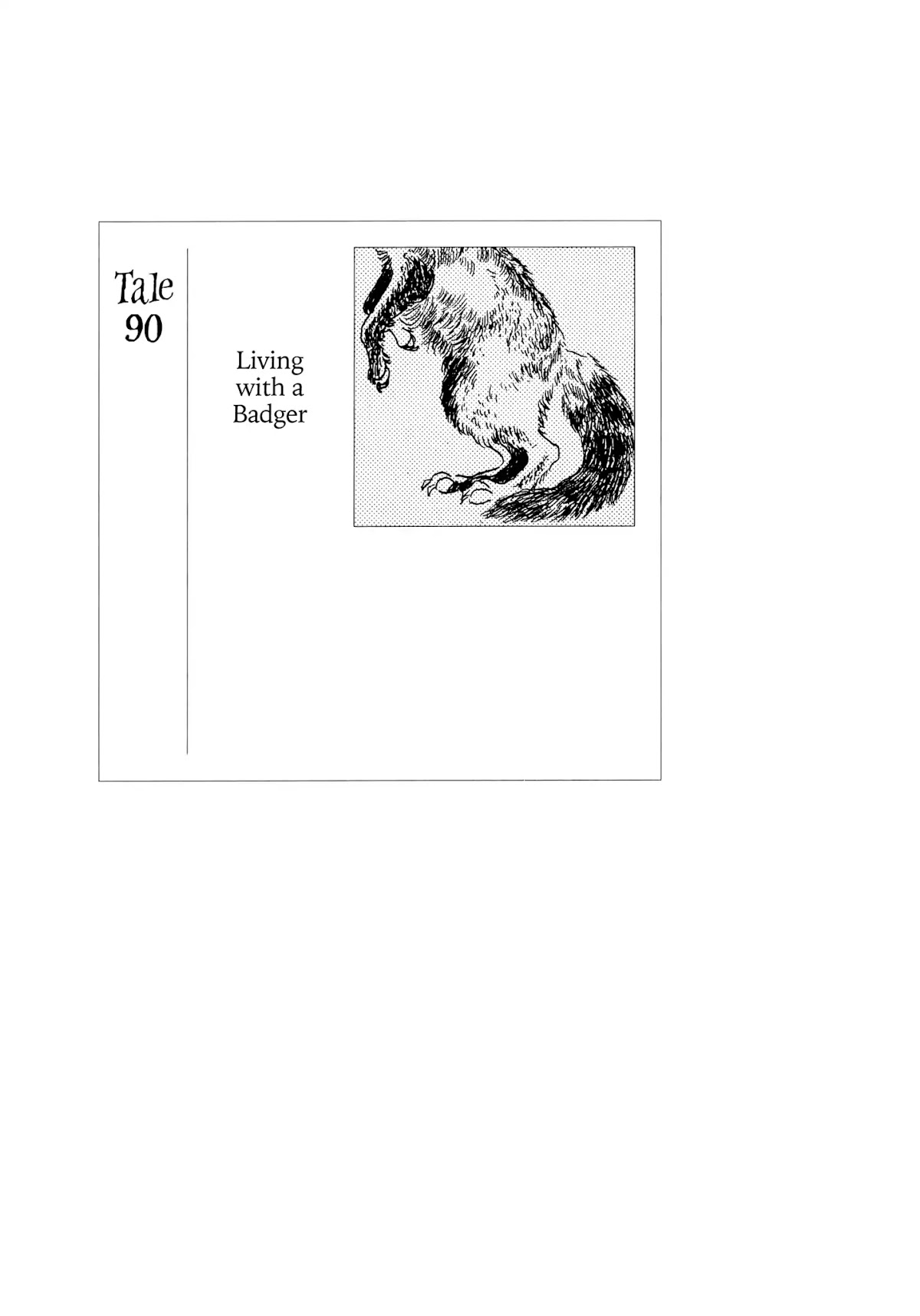 Hyaku Monogatari Chapter 90 page 1 - Chapter 90: Living With A Badger
