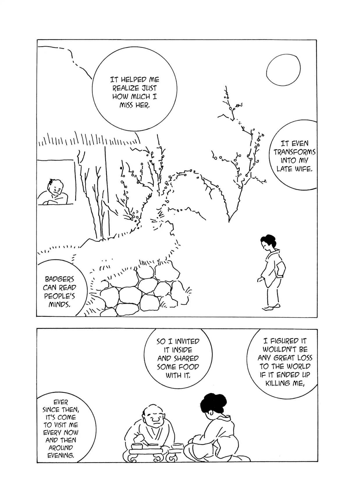 Hyaku Monogatari Chapter 90 page 4 - Chapter 90: Living With A Badger