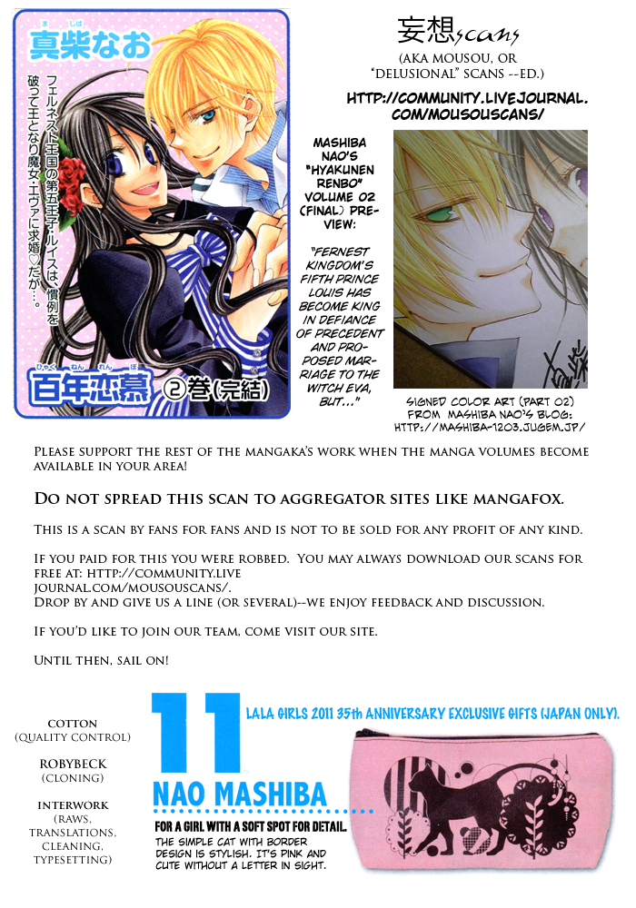 Hyakunen Renbo Chapter 8 page 52 - Chapter 8: A Witch's Cinderella Romance