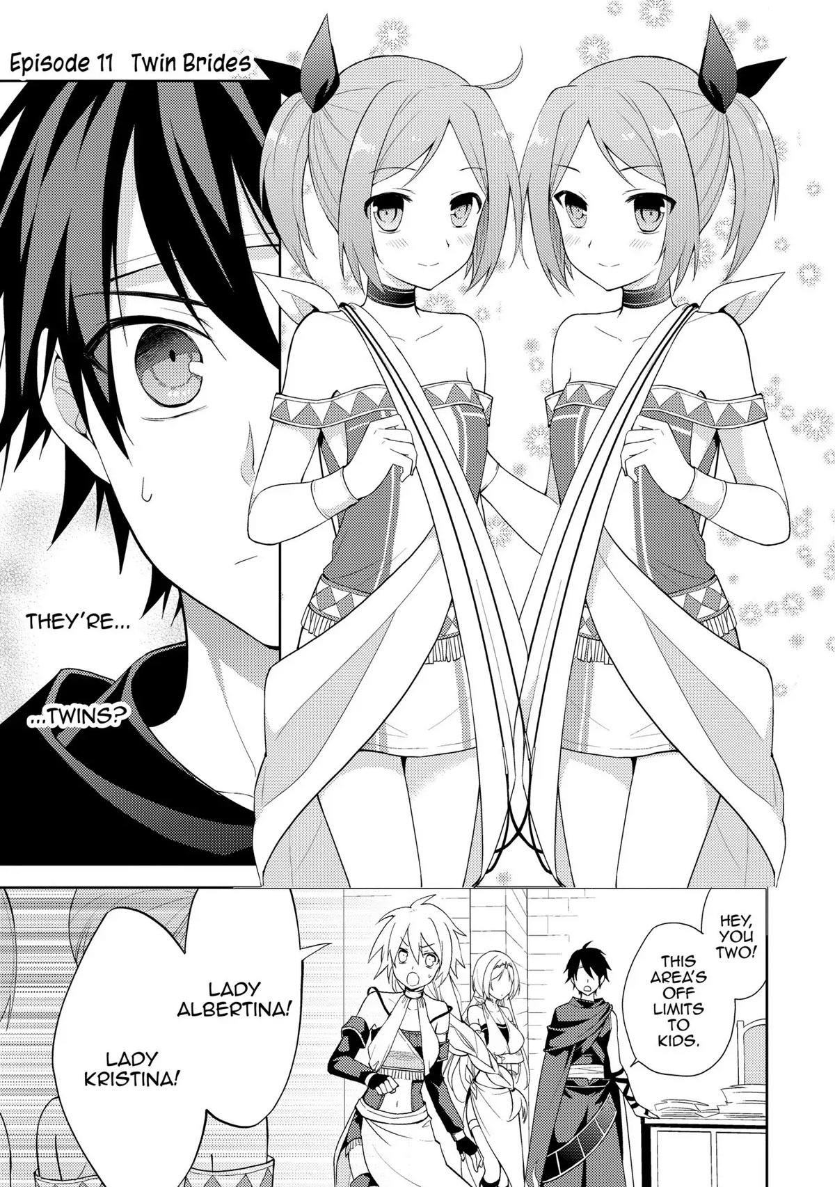 Hyakuren no Haou to Seiyaku no Ikusa Otome Chapter 11 page 1 - Chapter 11: Twin Brides