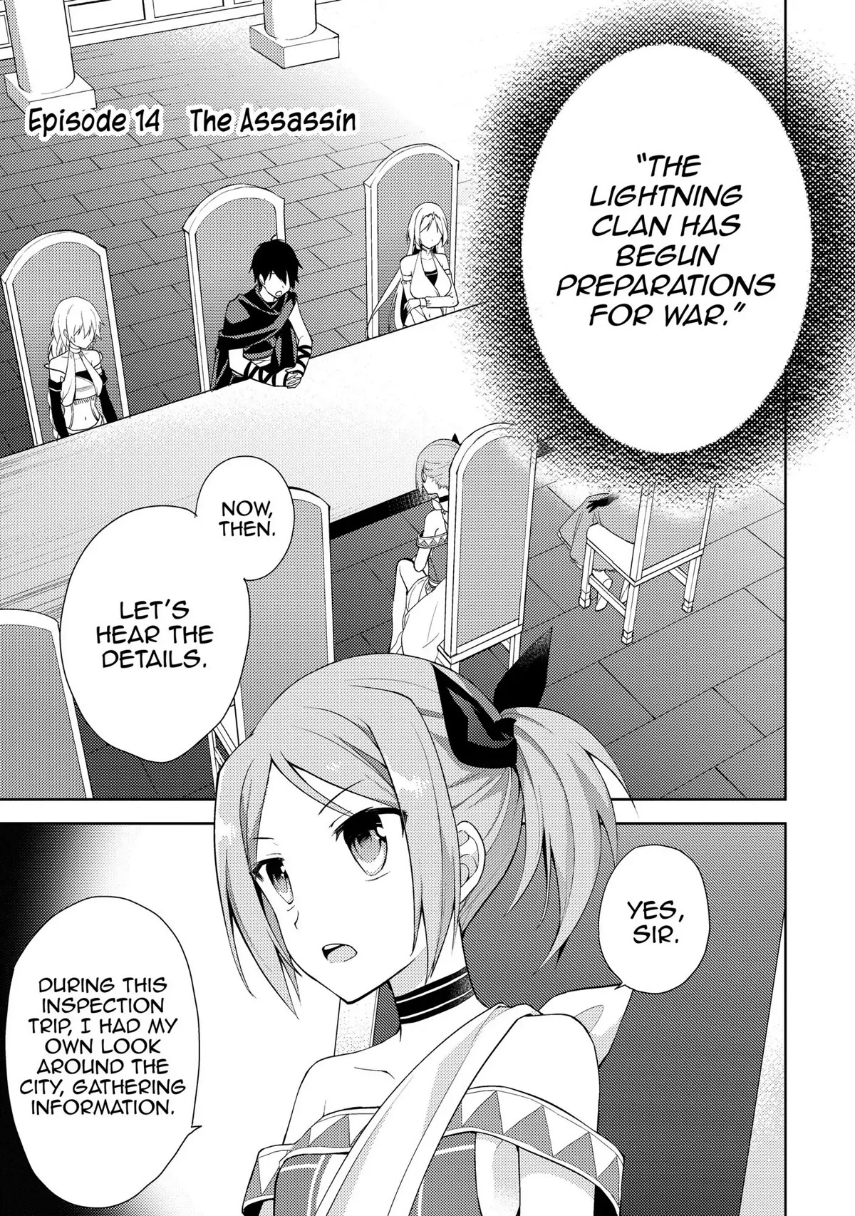 Hyakuren no Haou to Seiyaku no Ikusa Otome Chapter 14 page 1 - Chapter 14: The Assassin
