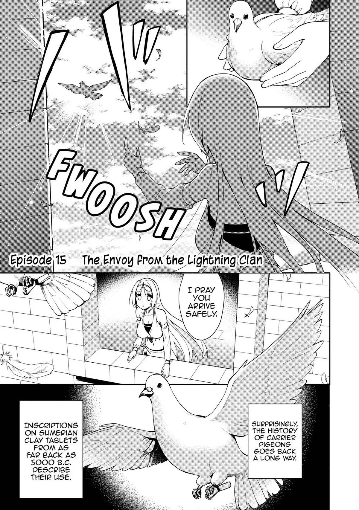 Hyakuren no Haou to Seiyaku no Ikusa Otome Chapter 15 page 1 - Chapter 15: The Envoy from the Lightning Clan