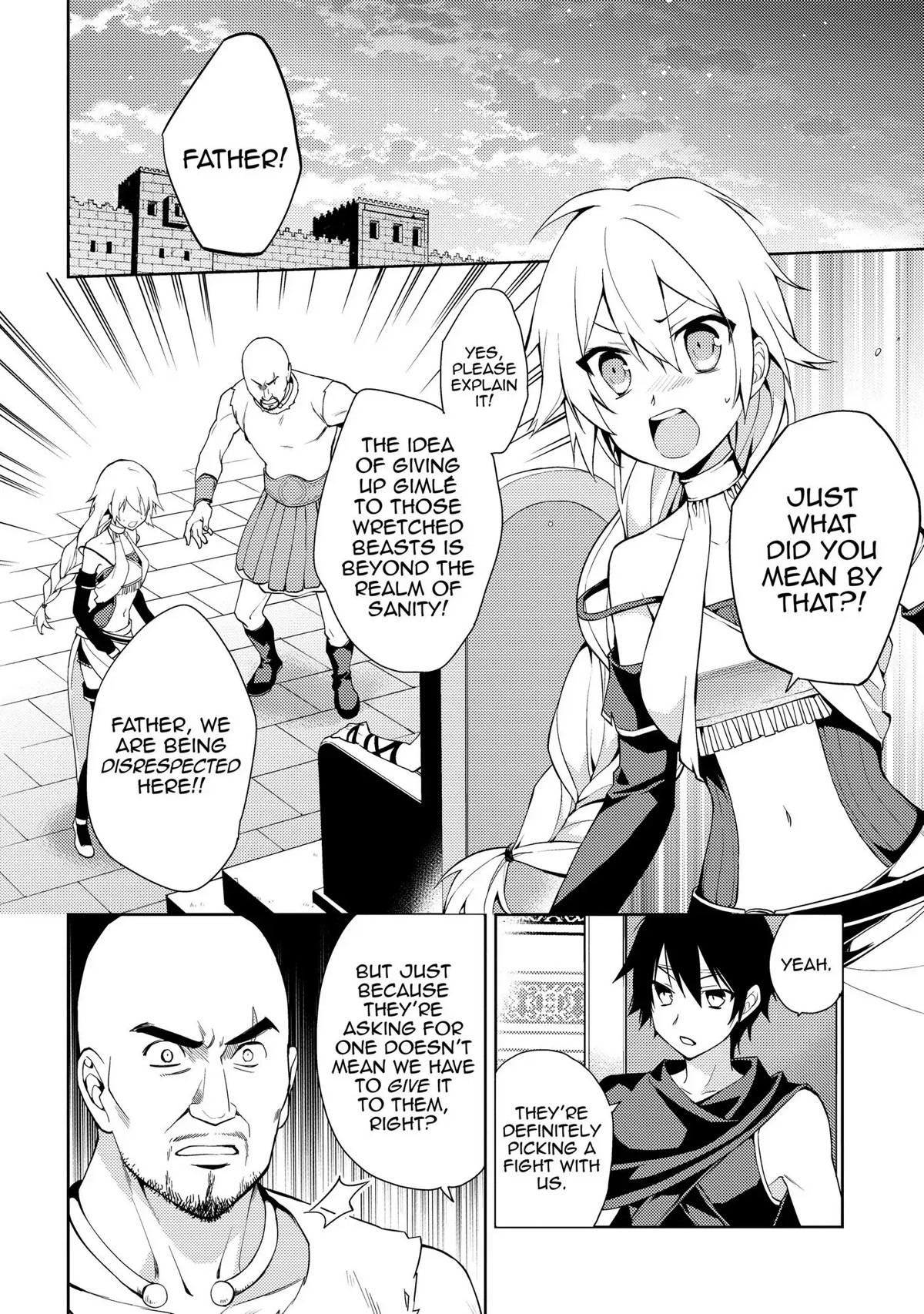 Hyakuren no Haou to Seiyaku no Ikusa Otome Chapter 15 page 10 - Chapter 15: The Envoy from the Lightning Clan