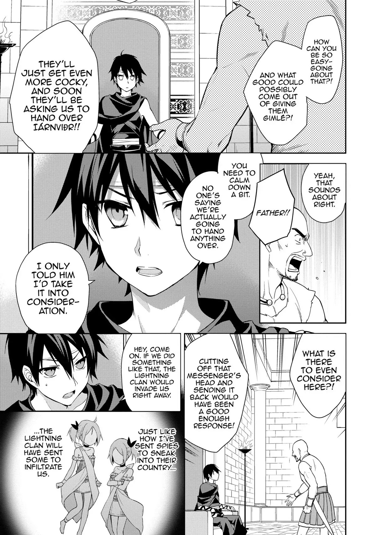 Hyakuren no Haou to Seiyaku no Ikusa Otome Chapter 15 page 11 - Chapter 15: The Envoy from the Lightning Clan