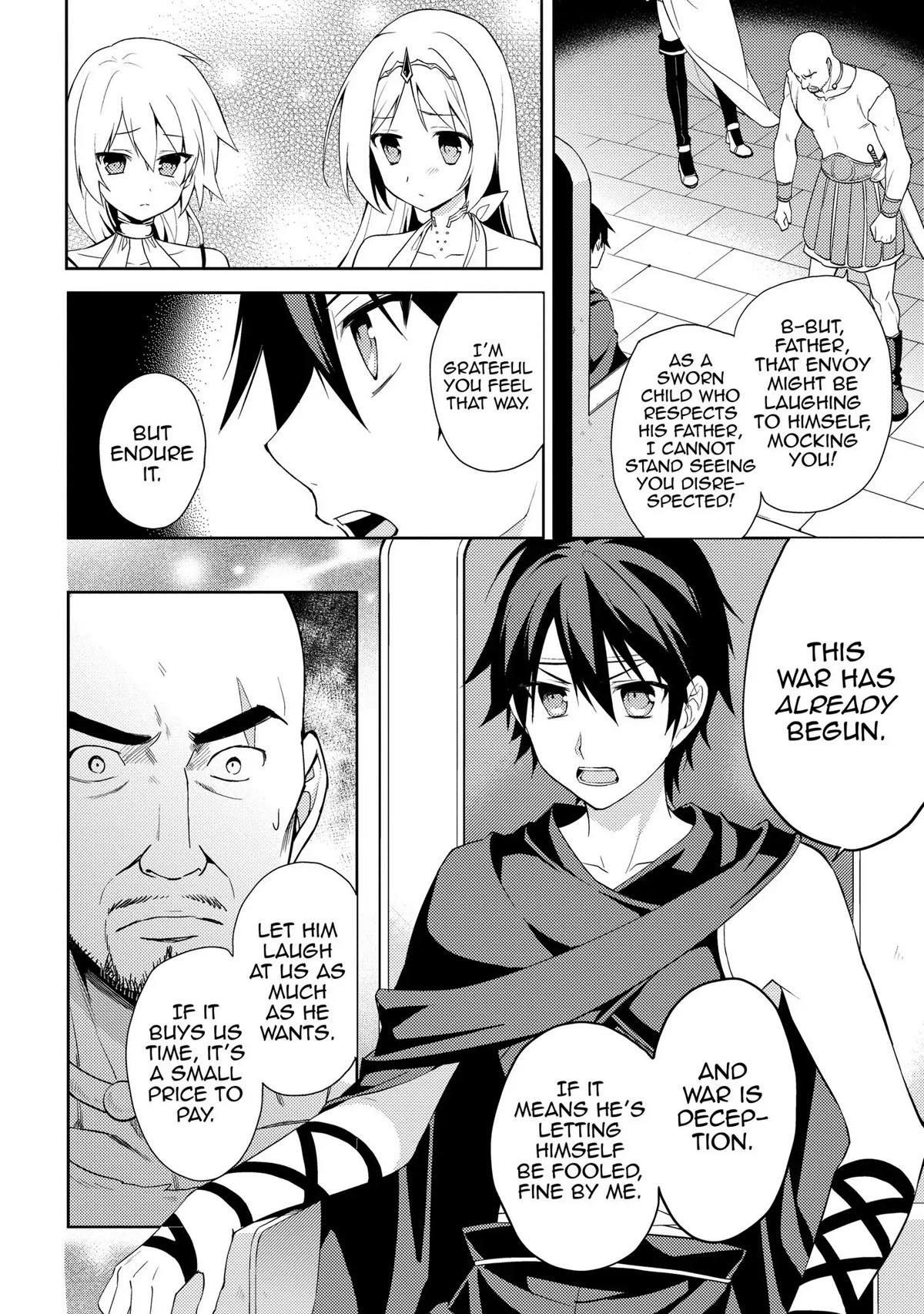 Hyakuren no Haou to Seiyaku no Ikusa Otome Chapter 15 page 14 - Chapter 15: The Envoy from the Lightning Clan