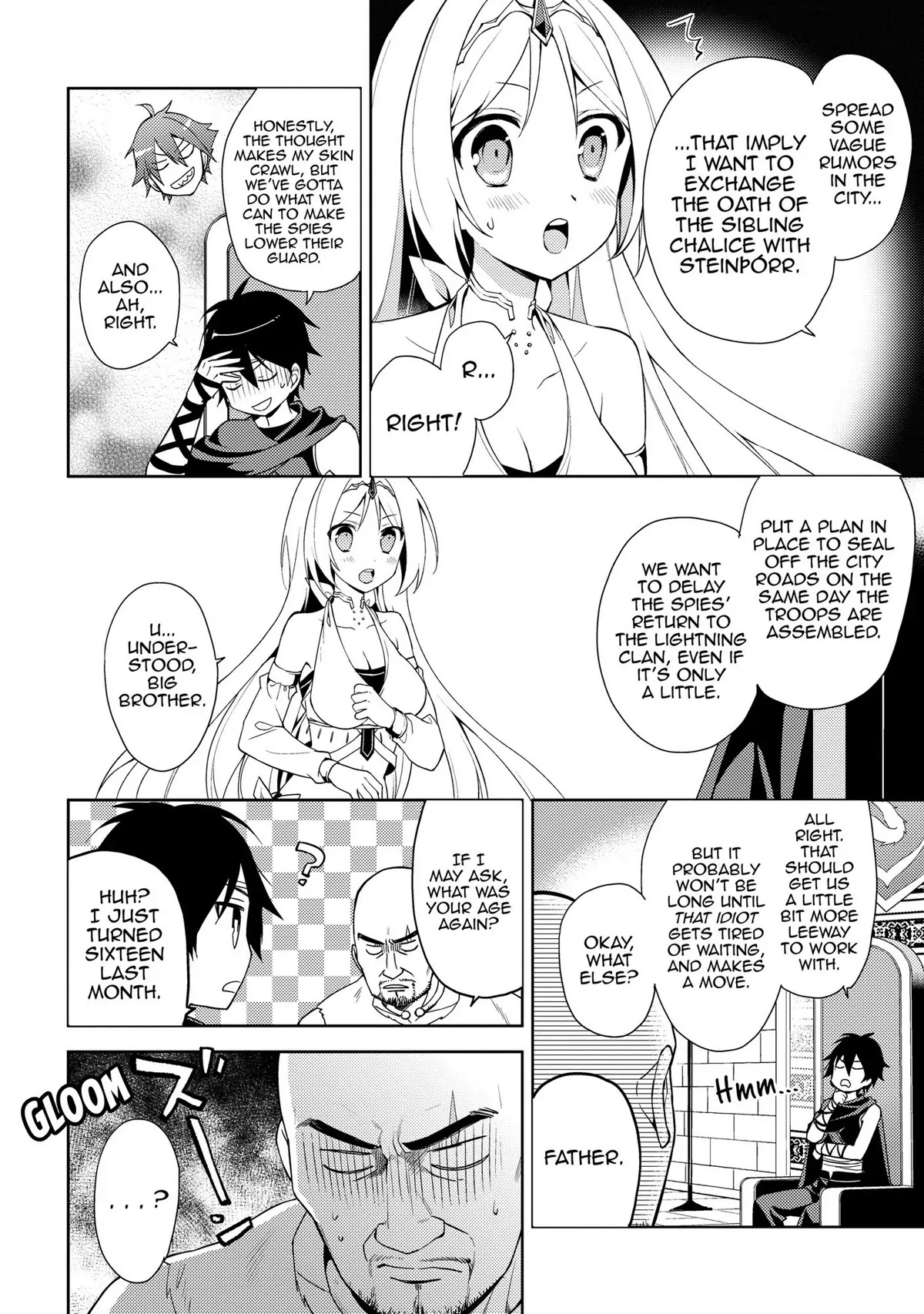 Hyakuren no Haou to Seiyaku no Ikusa Otome Chapter 15 page 16 - Chapter 15: The Envoy from the Lightning Clan