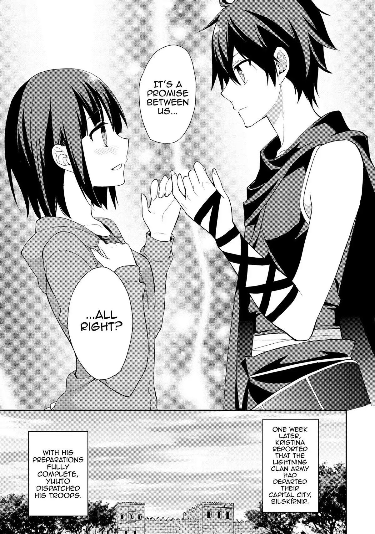 Hyakuren no Haou to Seiyaku no Ikusa Otome Chapter 15 page 21 - Chapter 15: The Envoy from the Lightning Clan