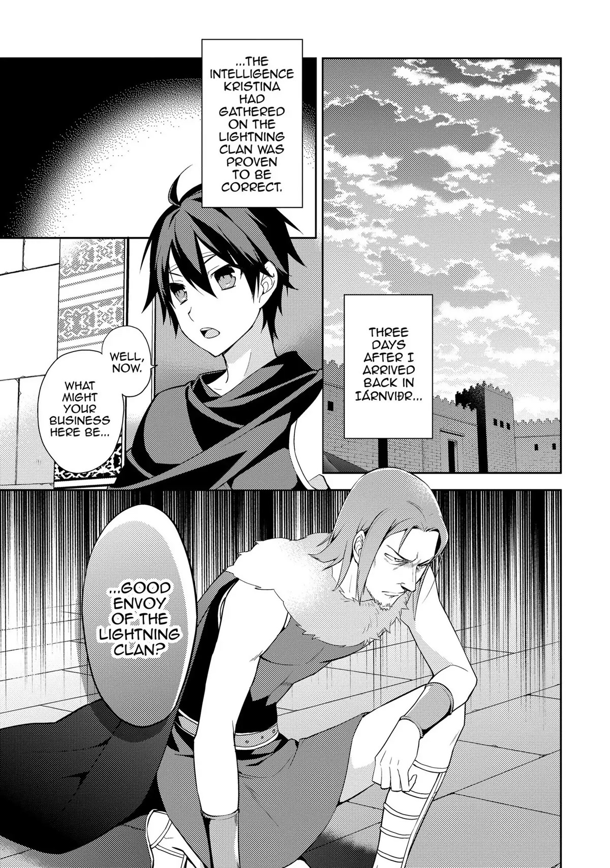 Hyakuren no Haou to Seiyaku no Ikusa Otome Chapter 15 page 5 - Chapter 15: The Envoy from the Lightning Clan