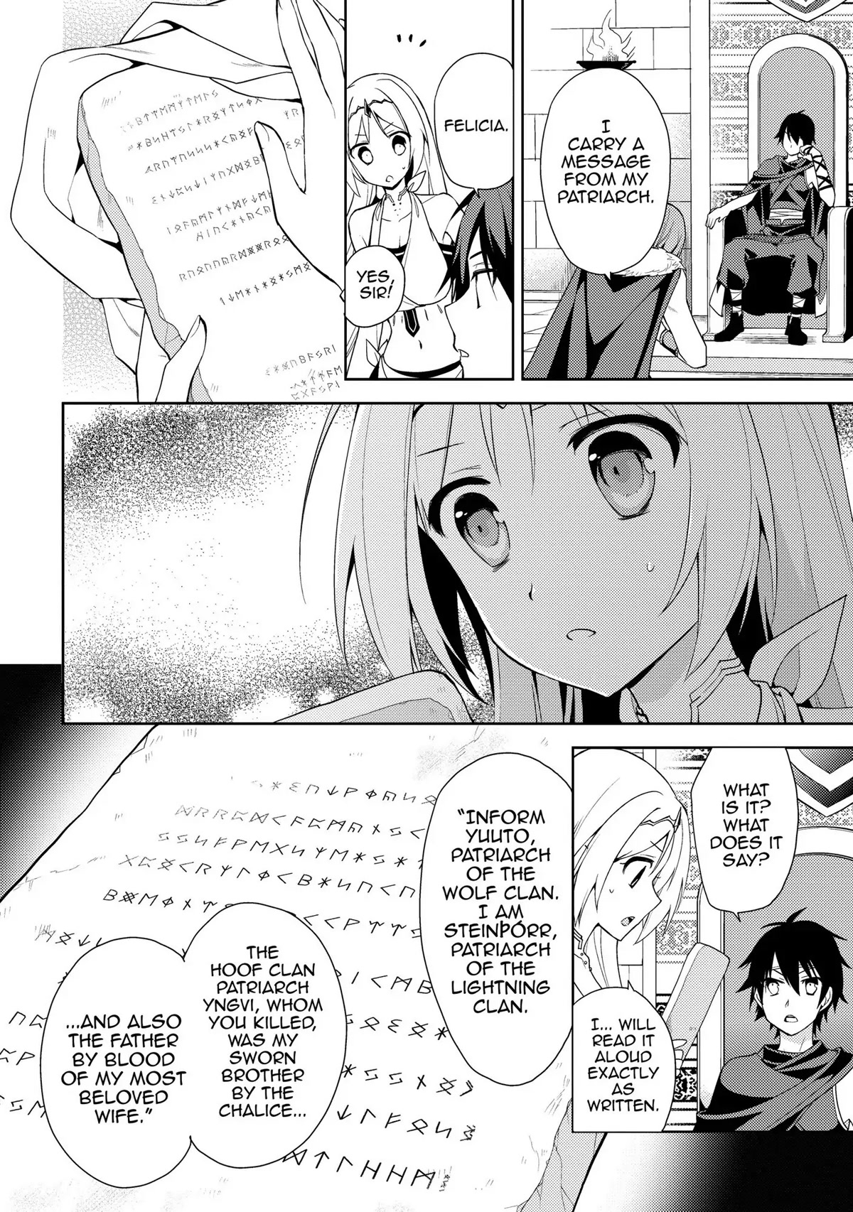 Hyakuren no Haou to Seiyaku no Ikusa Otome Chapter 15 page 6 - Chapter 15: The Envoy from the Lightning Clan