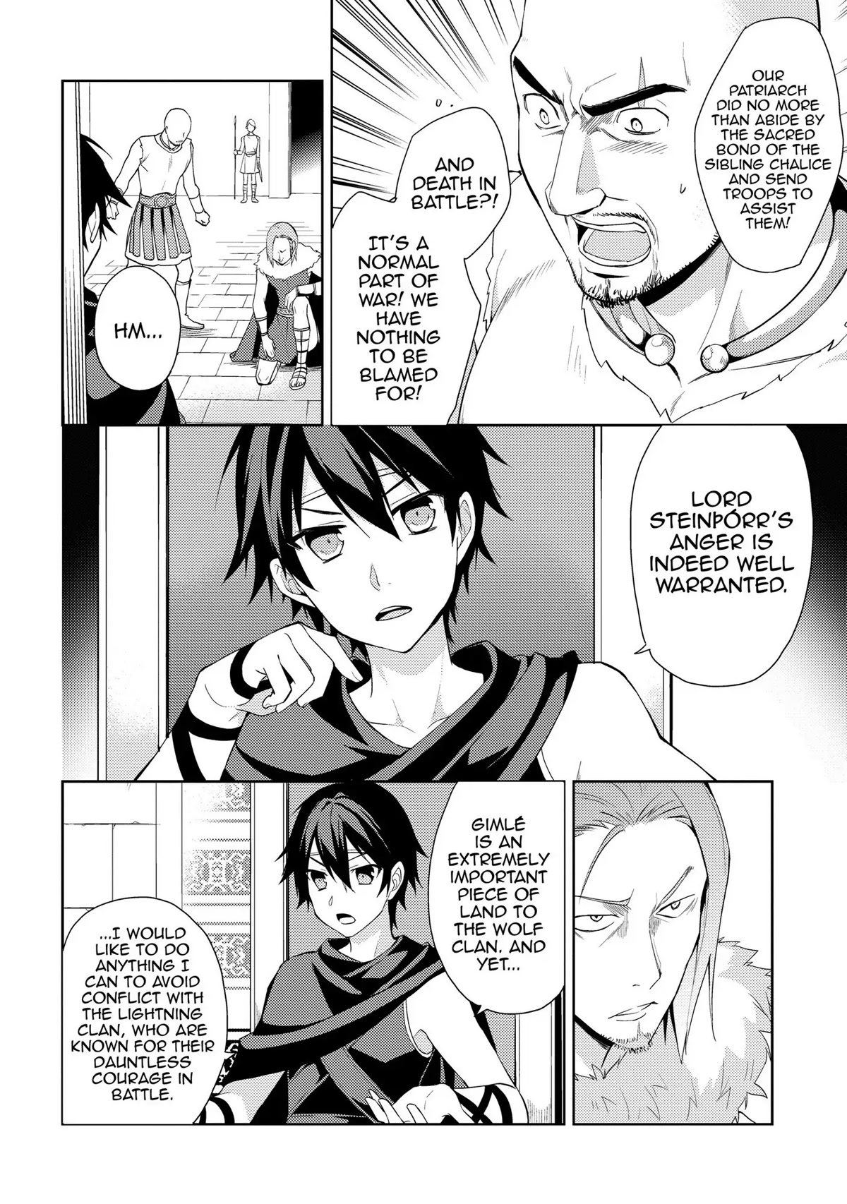 Hyakuren no Haou to Seiyaku no Ikusa Otome Chapter 15 page 8 - Chapter 15: The Envoy from the Lightning Clan
