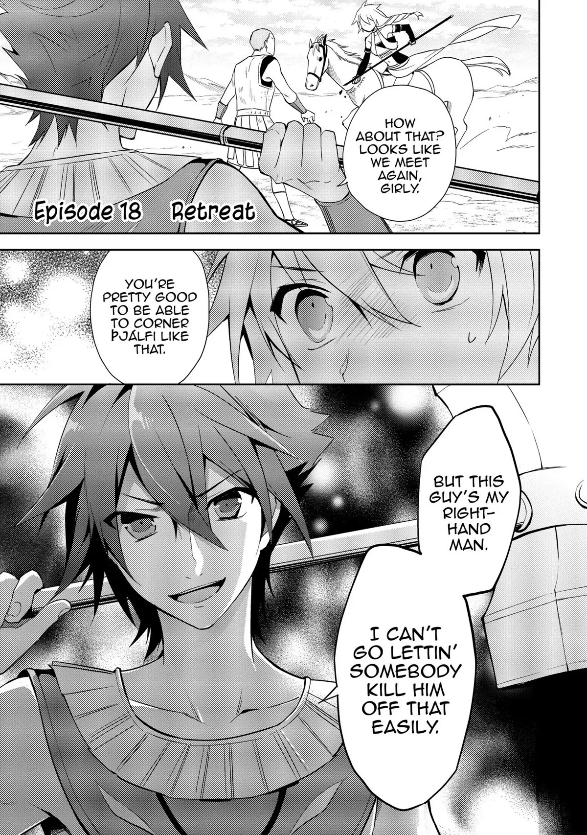 Hyakuren no Haou to Seiyaku no Ikusa Otome Chapter 18 page 1 - Chapter 18: Retreat