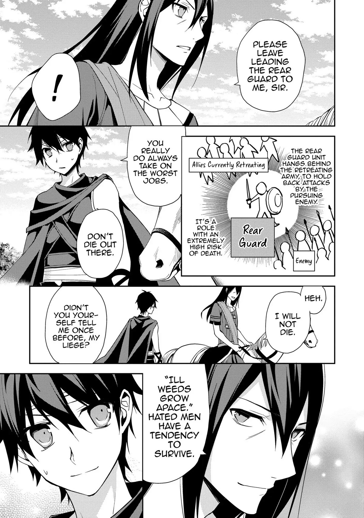 Hyakuren no Haou to Seiyaku no Ikusa Otome Chapter 18 page 17 - Chapter 18: Retreat