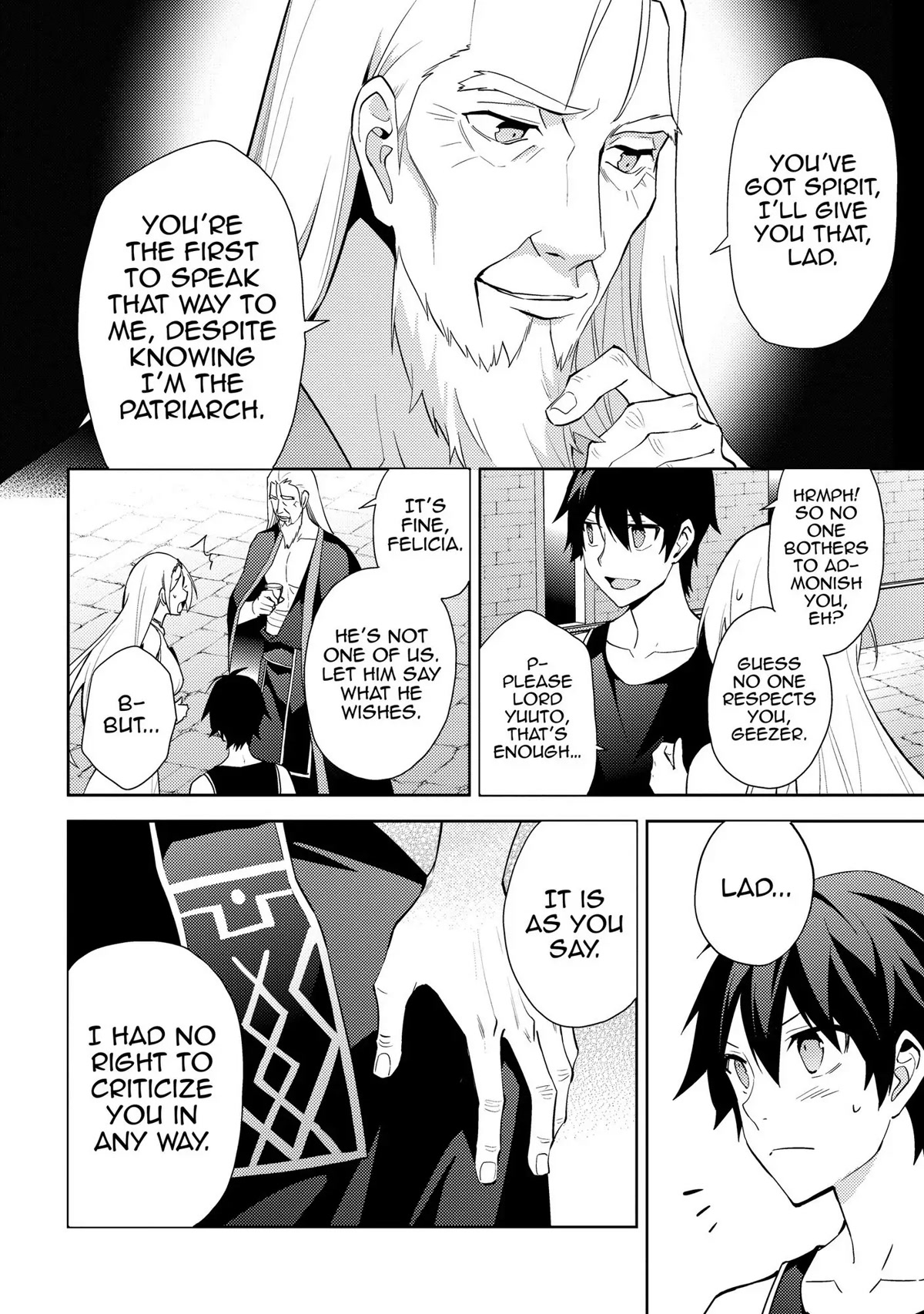 Hyakuren no Haou to Seiyaku no Ikusa Otome Chapter 28 page 11 - Chapter 28: Patriarch of the Wolf Clan