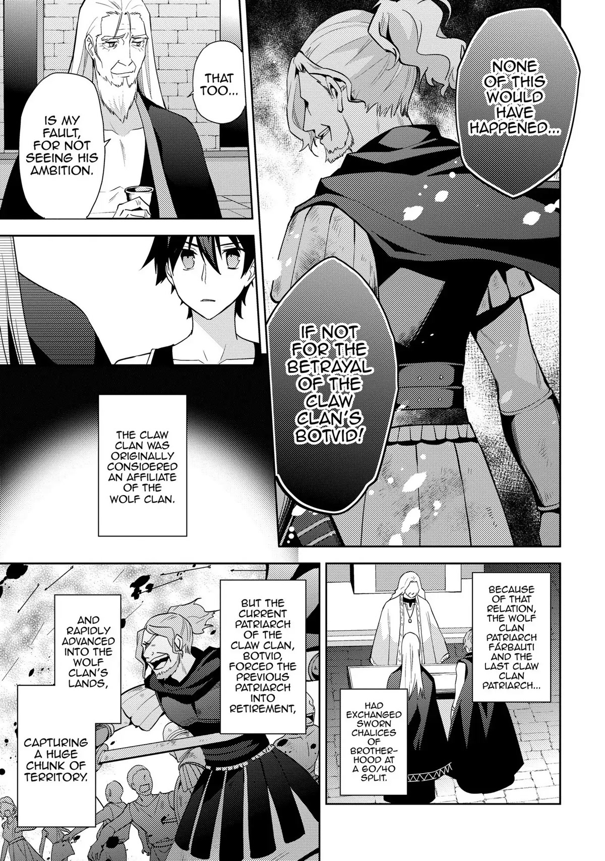 Hyakuren no Haou to Seiyaku no Ikusa Otome Chapter 28 page 20 - Chapter 28: Patriarch of the Wolf Clan