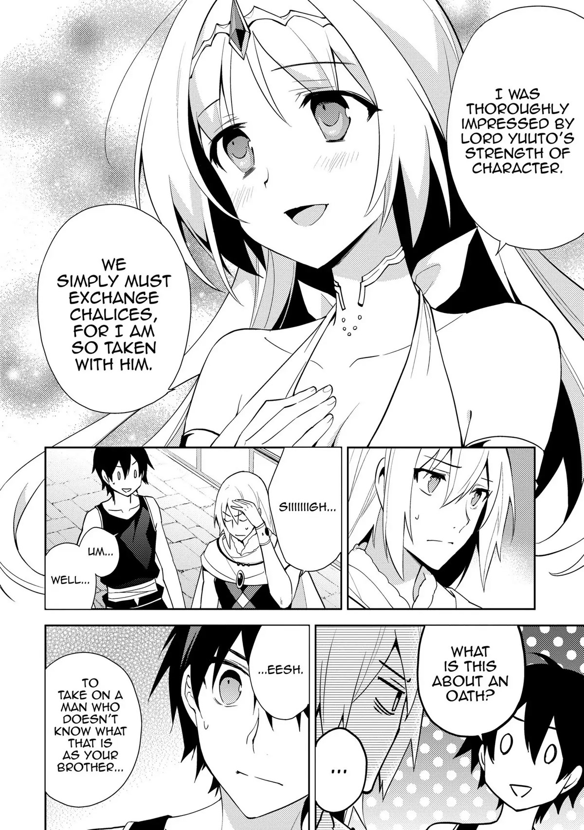 Hyakuren no Haou to Seiyaku no Ikusa Otome Chapter 29 page 8 - Chapter 29: Two Chalices