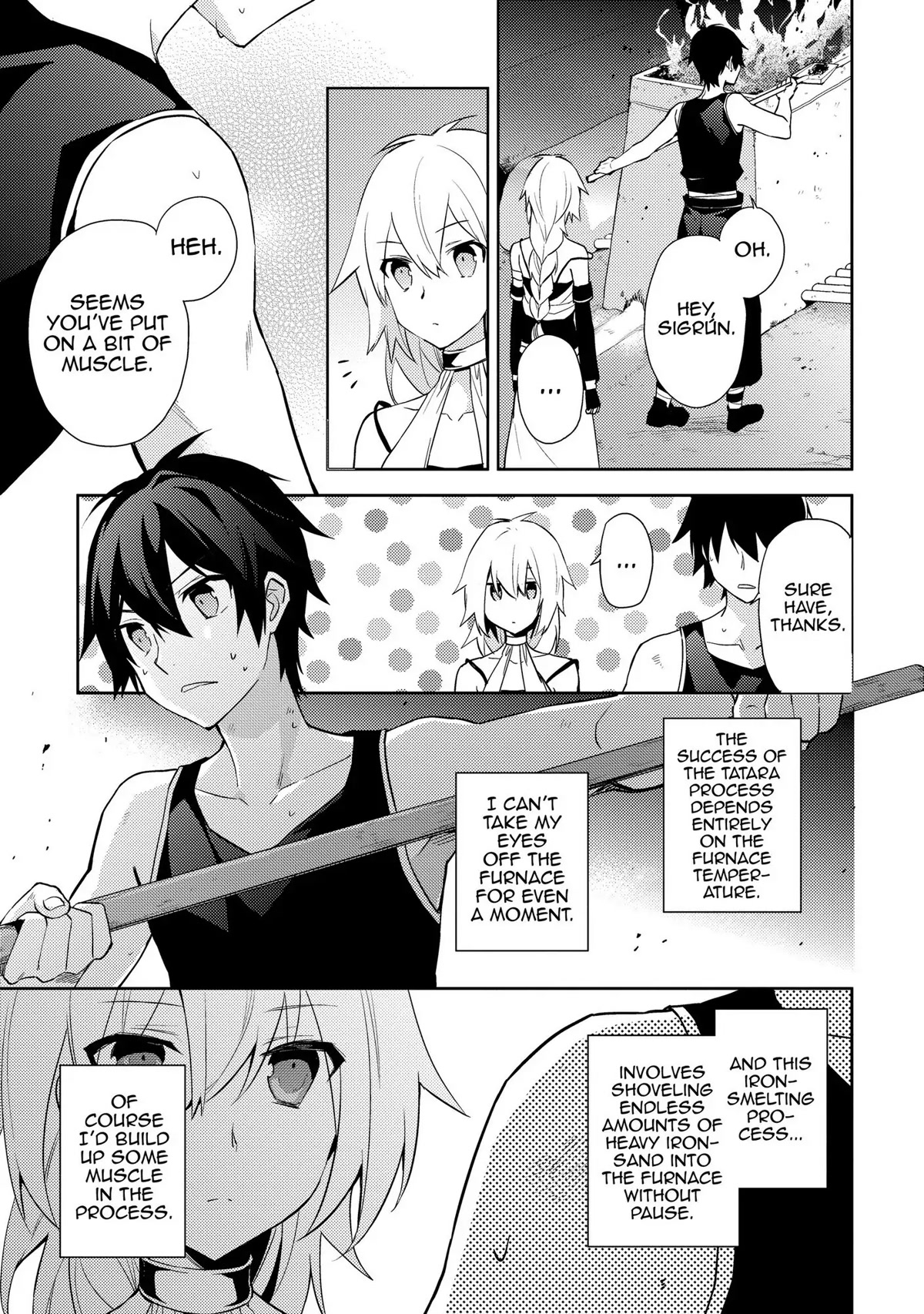 Hyakuren no Haou to Seiyaku no Ikusa Otome Chapter 30 page 21 - Chapter 30: Forging Iron