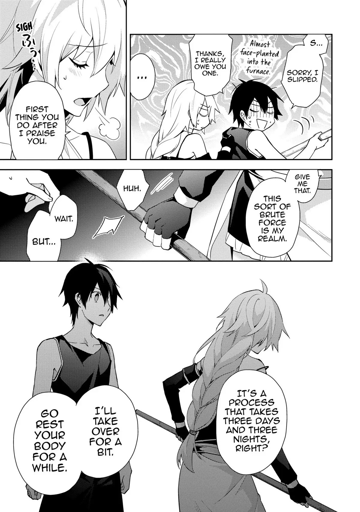 Hyakuren no Haou to Seiyaku no Ikusa Otome Chapter 30 page 23 - Chapter 30: Forging Iron