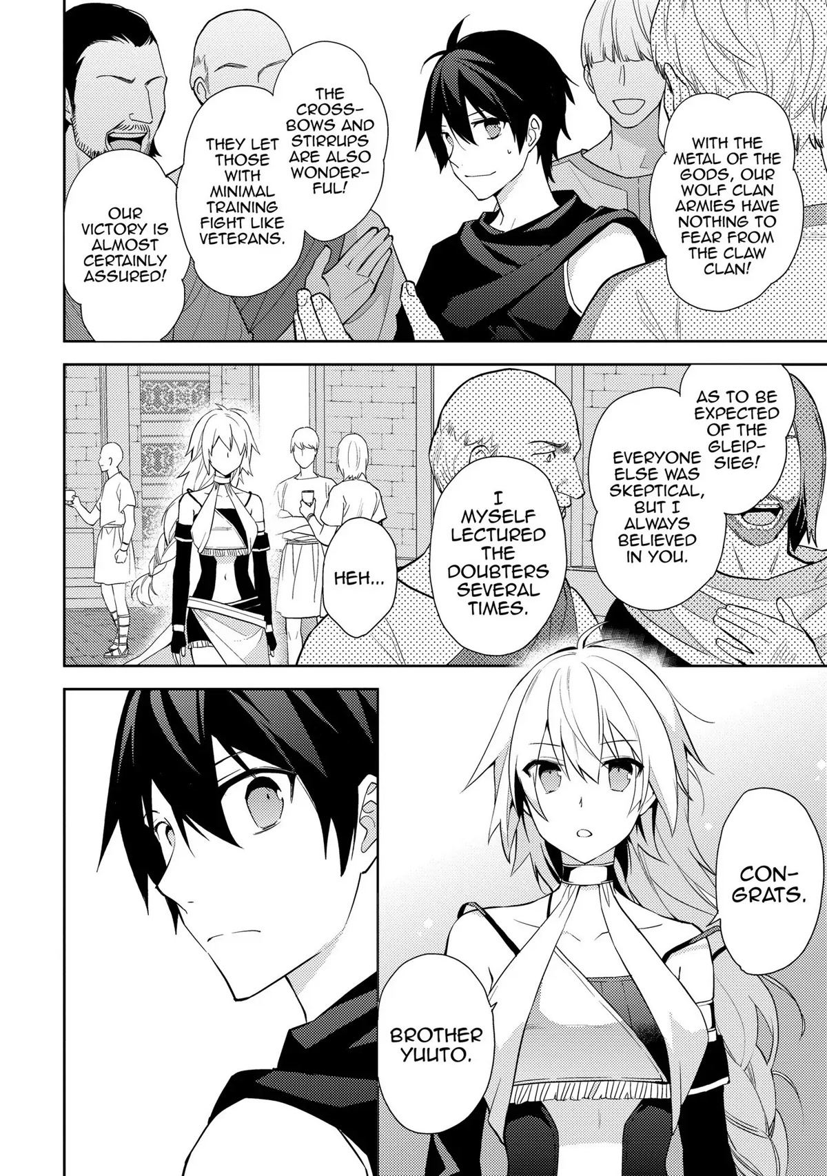 Hyakuren no Haou to Seiyaku no Ikusa Otome Chapter 32 page 6 - Chapter 32: Child of the Patriarch