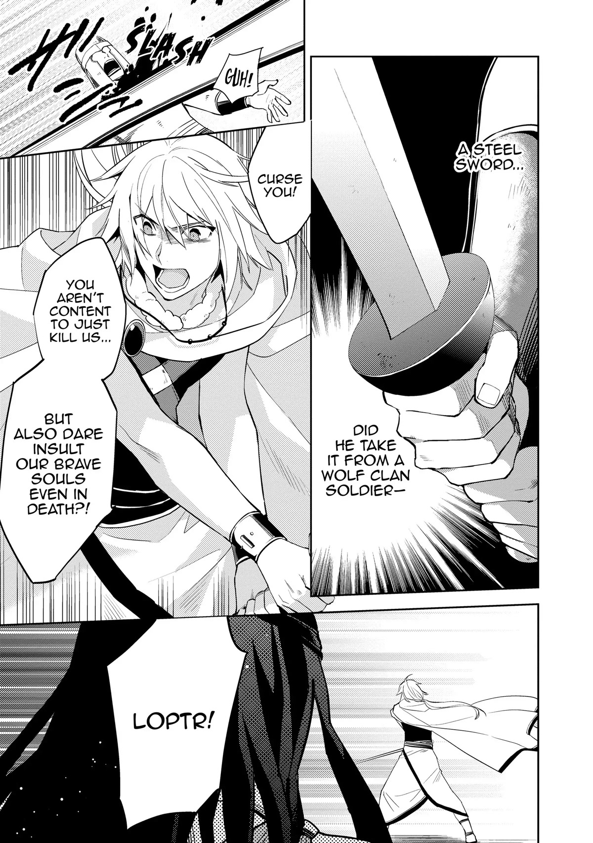 Hyakuren no Haou to Seiyaku no Ikusa Otome Chapter 39 page 3 - Chapter 39
