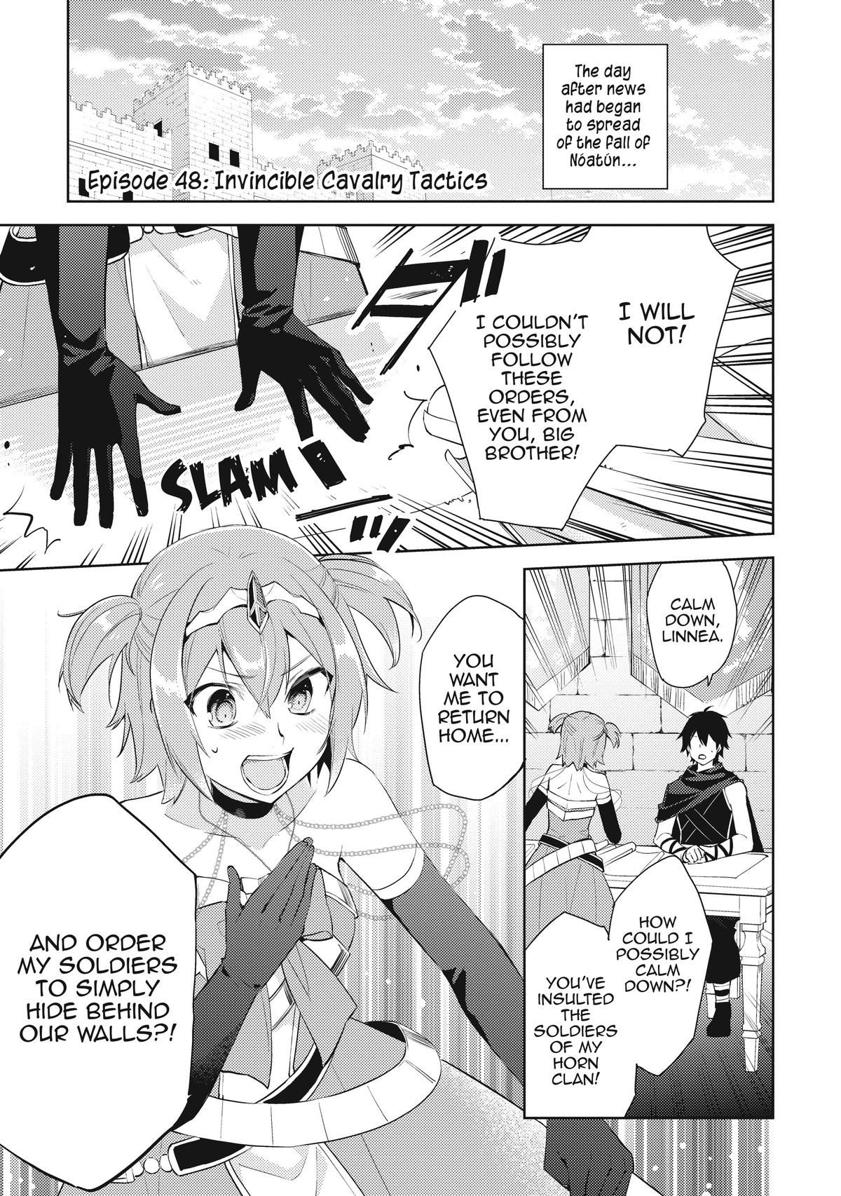 Hyakuren no Haou to Seiyaku no Ikusa Otome Chapter 48 page 1 - Chapter 48