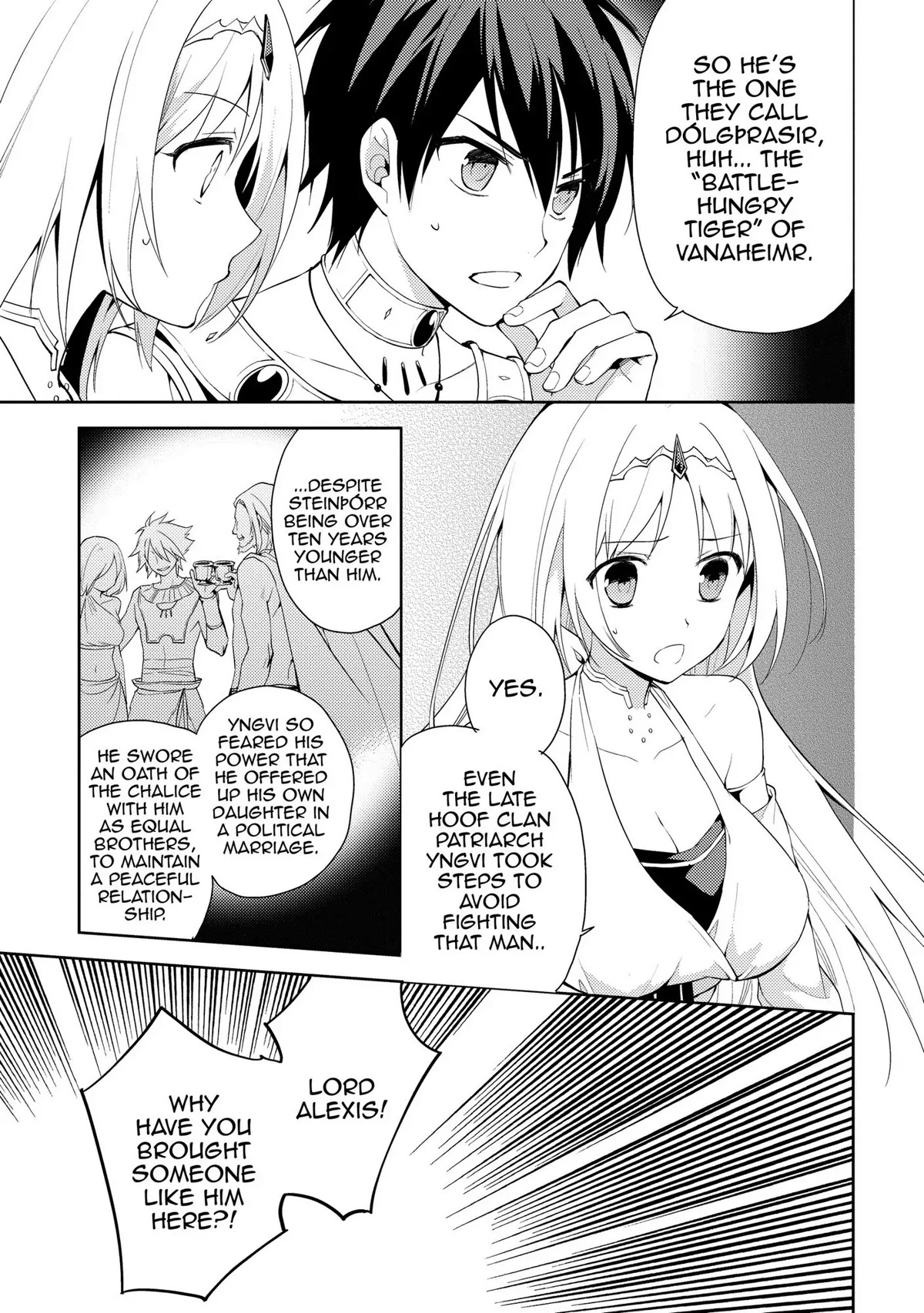 Hyakuren no Haou to Seiyaku no Ikusa Otome Chapter 9 page 3 - Chapter 9: Patriarch of the Lightning Clan