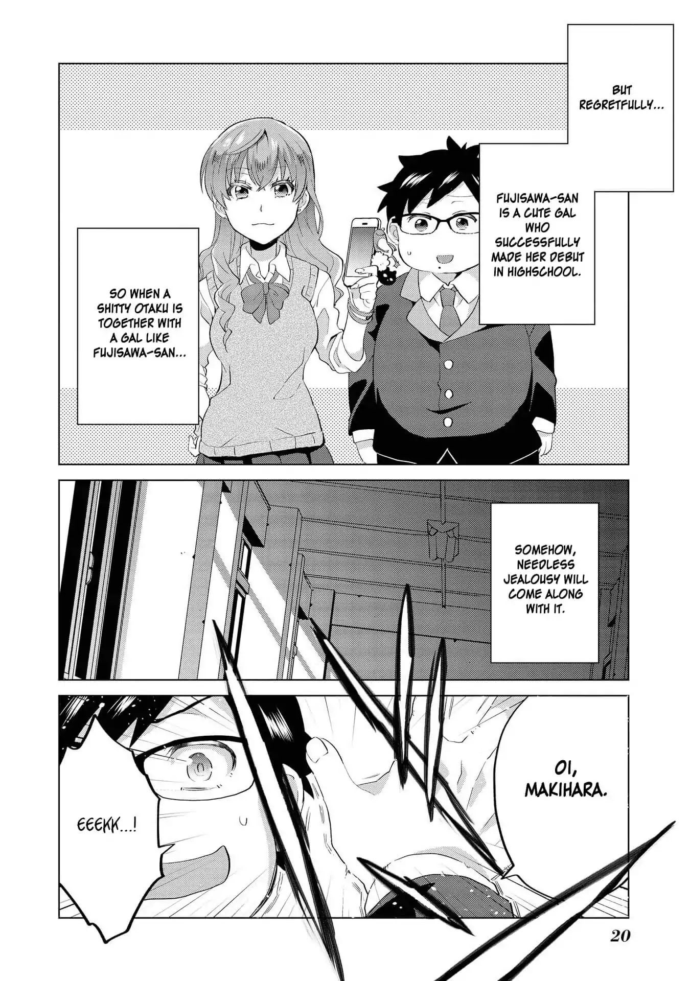 Hyottoshite Gyaru wa Orera ni Yasashii no Dewa? Anthology Comic Chapter 1 page 22 - Chapter 1: Secrets between an Otaku and a Gal