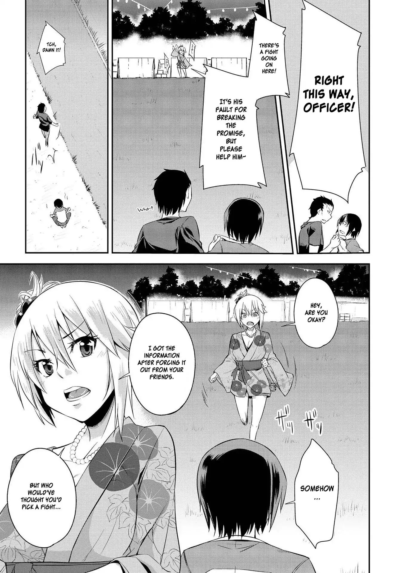 Hyottoshite Gyaru wa Orera ni Yasashii no Dewa? Anthology Comic Chapter 10 page 11 - Chapter 10: Festival Challenge!