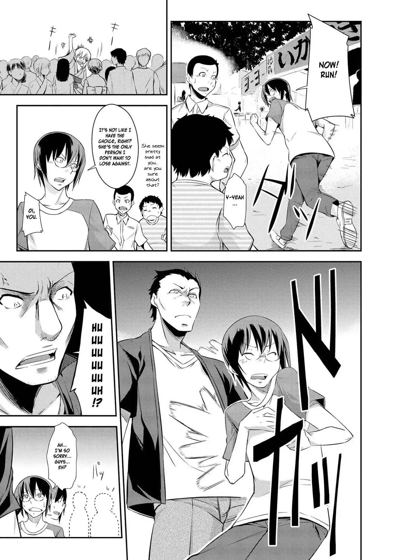 Hyottoshite Gyaru wa Orera ni Yasashii no Dewa? Anthology Comic Chapter 10 page 9 - Chapter 10: Festival Challenge!