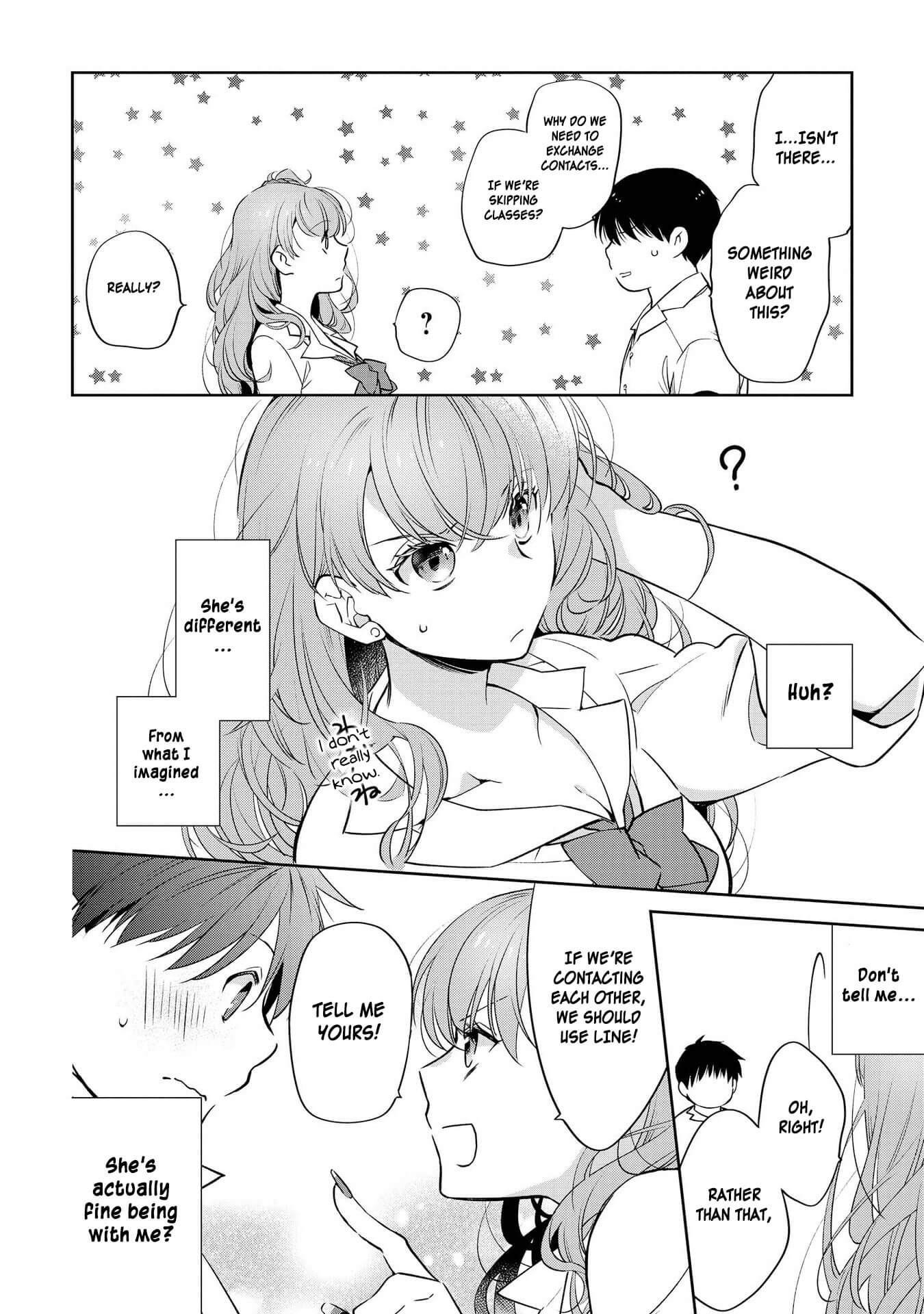 Hyottoshite Gyaru wa Orera ni Yasashii no Dewa? Anthology Comic Chapter 14 page 10 - Chapter 14: A lesson with you after school