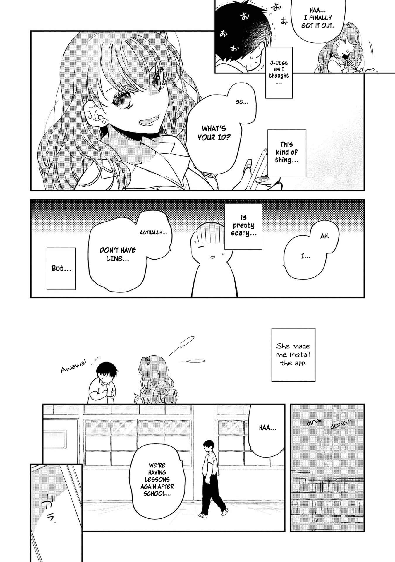 Hyottoshite Gyaru wa Orera ni Yasashii no Dewa? Anthology Comic Chapter 14 page 12 - Chapter 14: A lesson with you after school