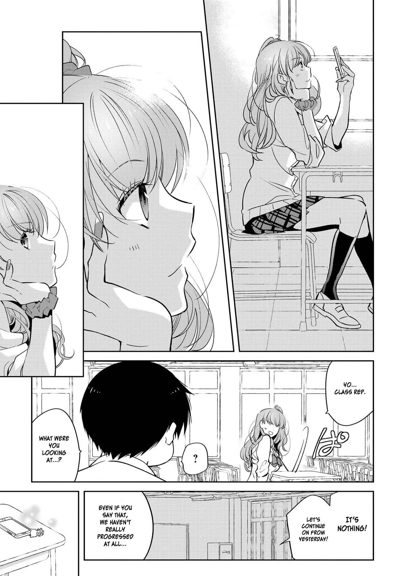 Hyottoshite Gyaru wa Orera ni Yasashii no Dewa? Anthology Comic Chapter 14 page 13 - Chapter 14: A lesson with you after school