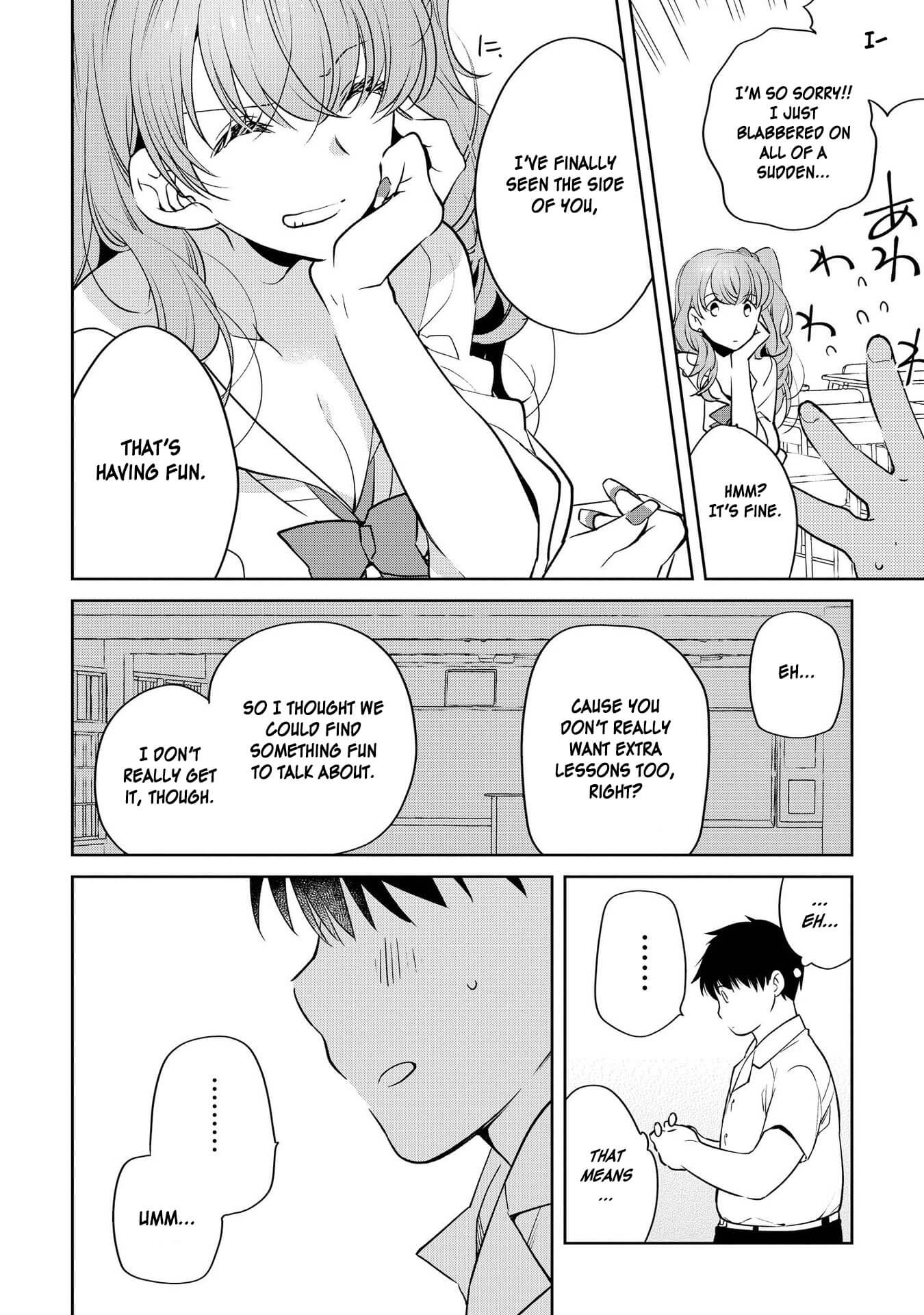 Hyottoshite Gyaru wa Orera ni Yasashii no Dewa? Anthology Comic Chapter 14 page 16 - Chapter 14: A lesson with you after school