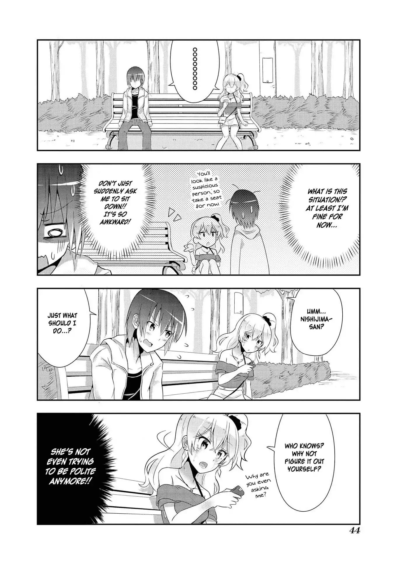 Hyottoshite Gyaru wa Orera ni Yasashii no Dewa? Anthology Comic Chapter 17 page 4 - Chapter 17: Nishijima-san, the heart-broken Gal
