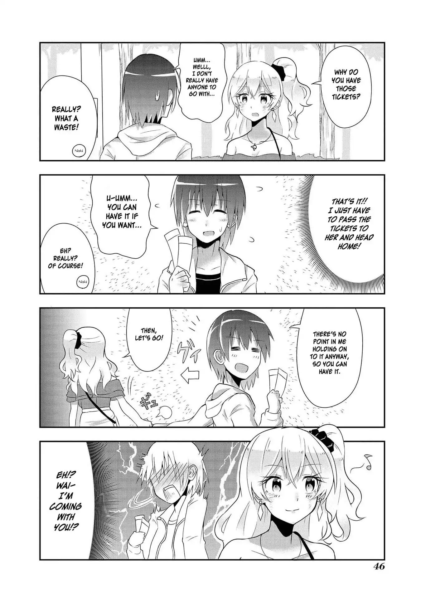 Hyottoshite Gyaru wa Orera ni Yasashii no Dewa? Anthology Comic Chapter 17 page 6 - Chapter 17: Nishijima-san, the heart-broken Gal