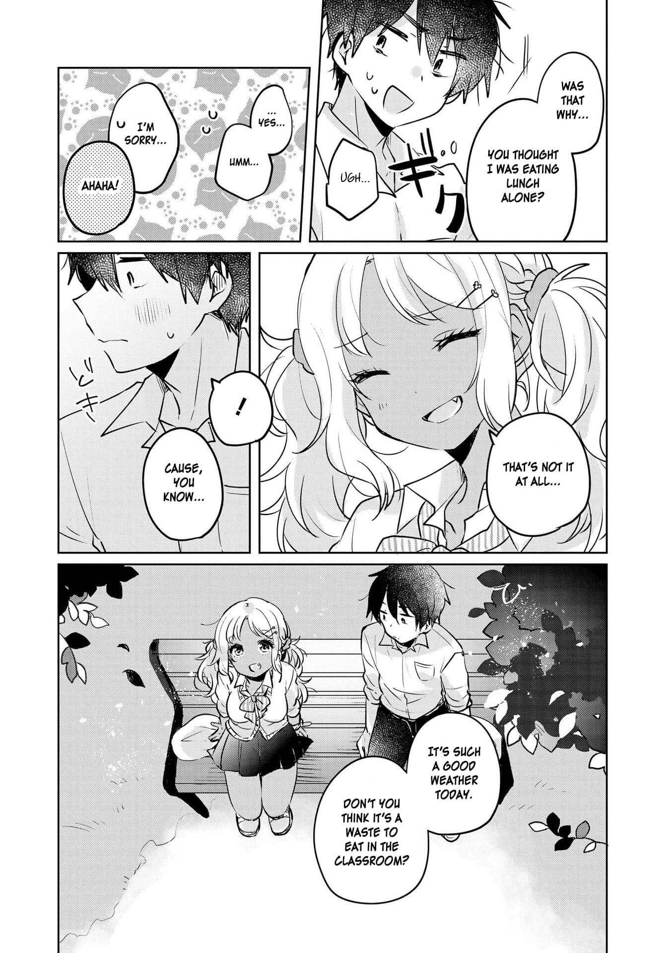 Hyottoshite Gyaru wa Orera ni Yasashii no Dewa? Anthology Comic Chapter 18 page 7 - Chapter 18: I won't know until you say it?