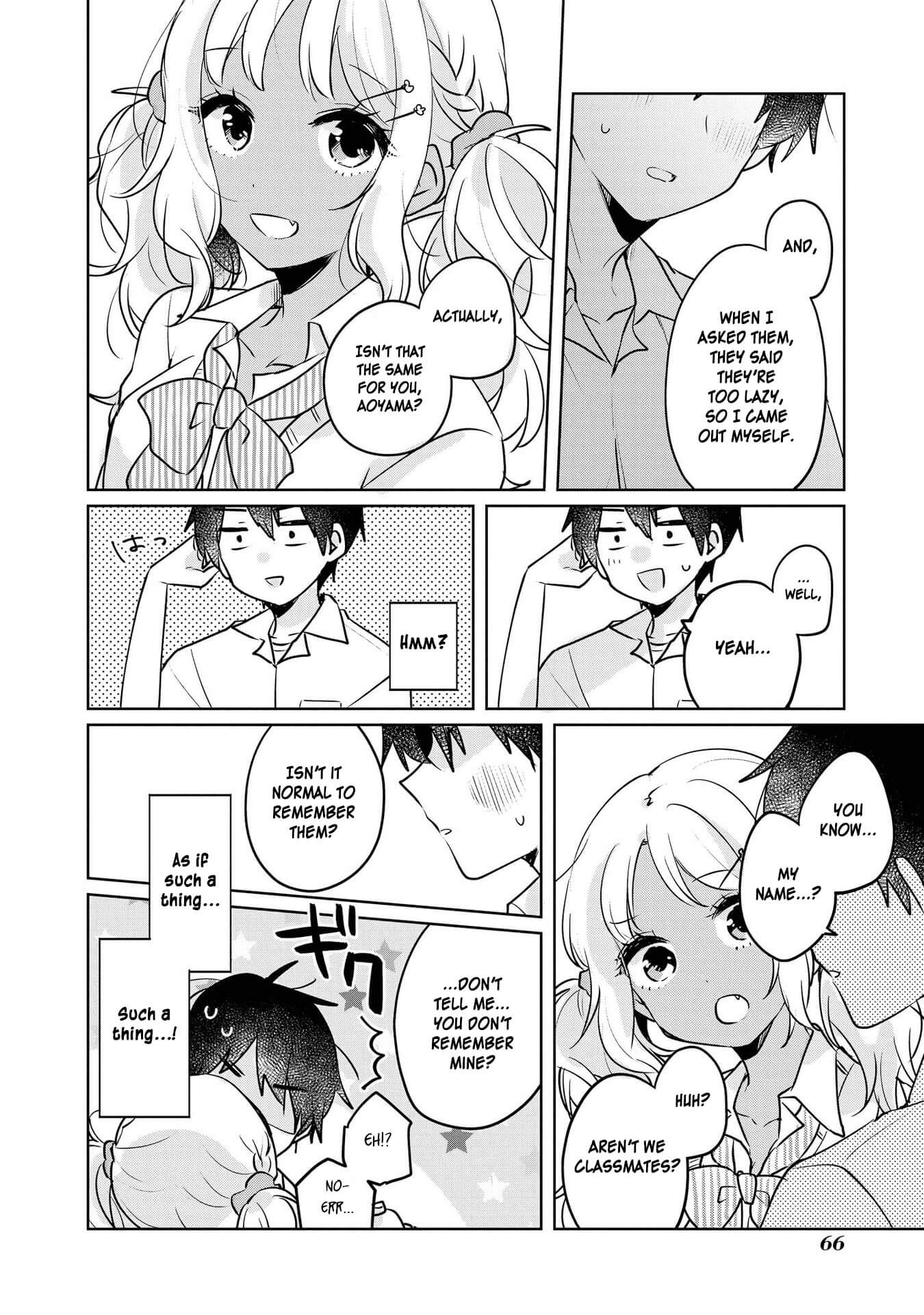 Hyottoshite Gyaru wa Orera ni Yasashii no Dewa? Anthology Comic Chapter 18 page 8 - Chapter 18: I won't know until you say it?