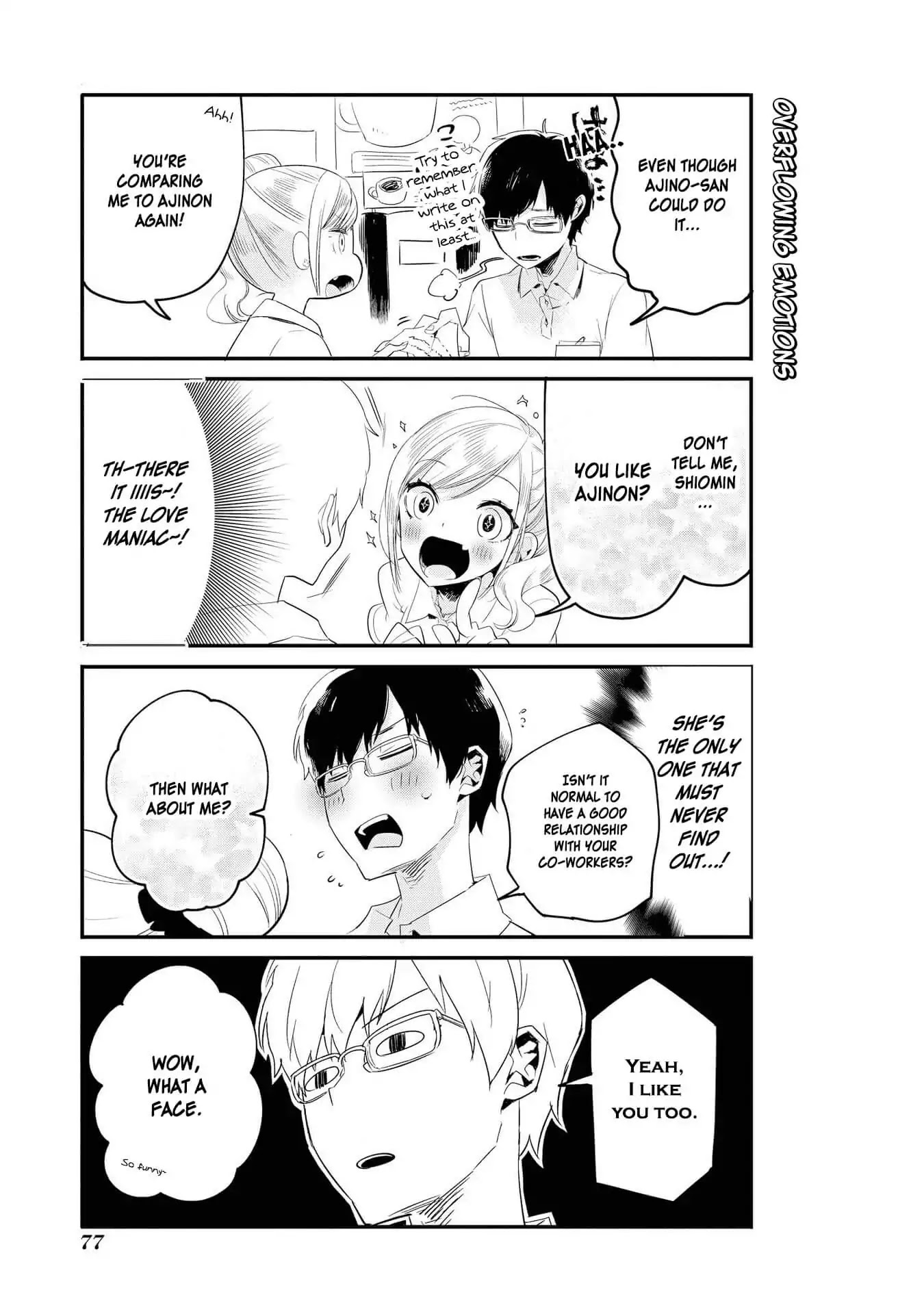 Hyottoshite Gyaru wa Orera ni Yasashii no Dewa? Anthology Comic Chapter 19 page 5 - Chapter 19: The unrequited glasses and the assertive Gal
