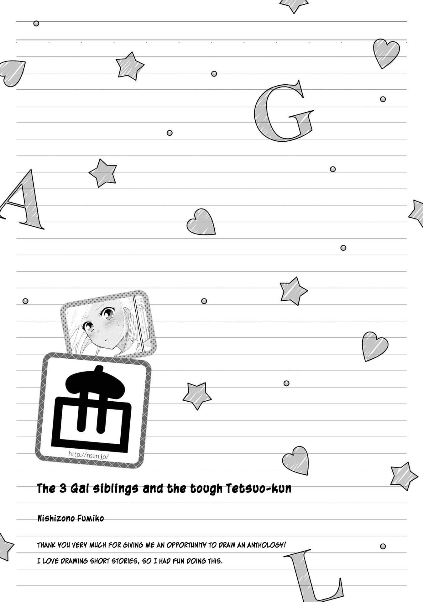 Hyottoshite Gyaru wa Orera ni Yasashii no Dewa? Anthology Comic Chapter 2 page 25 - Chapter 2: The 3 Gal siblings and the tough Tetsuo-kun